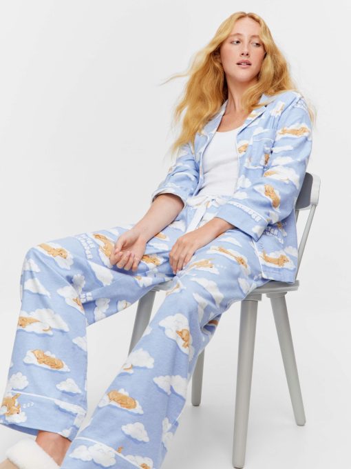 Penny On A Cloud Classic Flannelette Pj Set multi