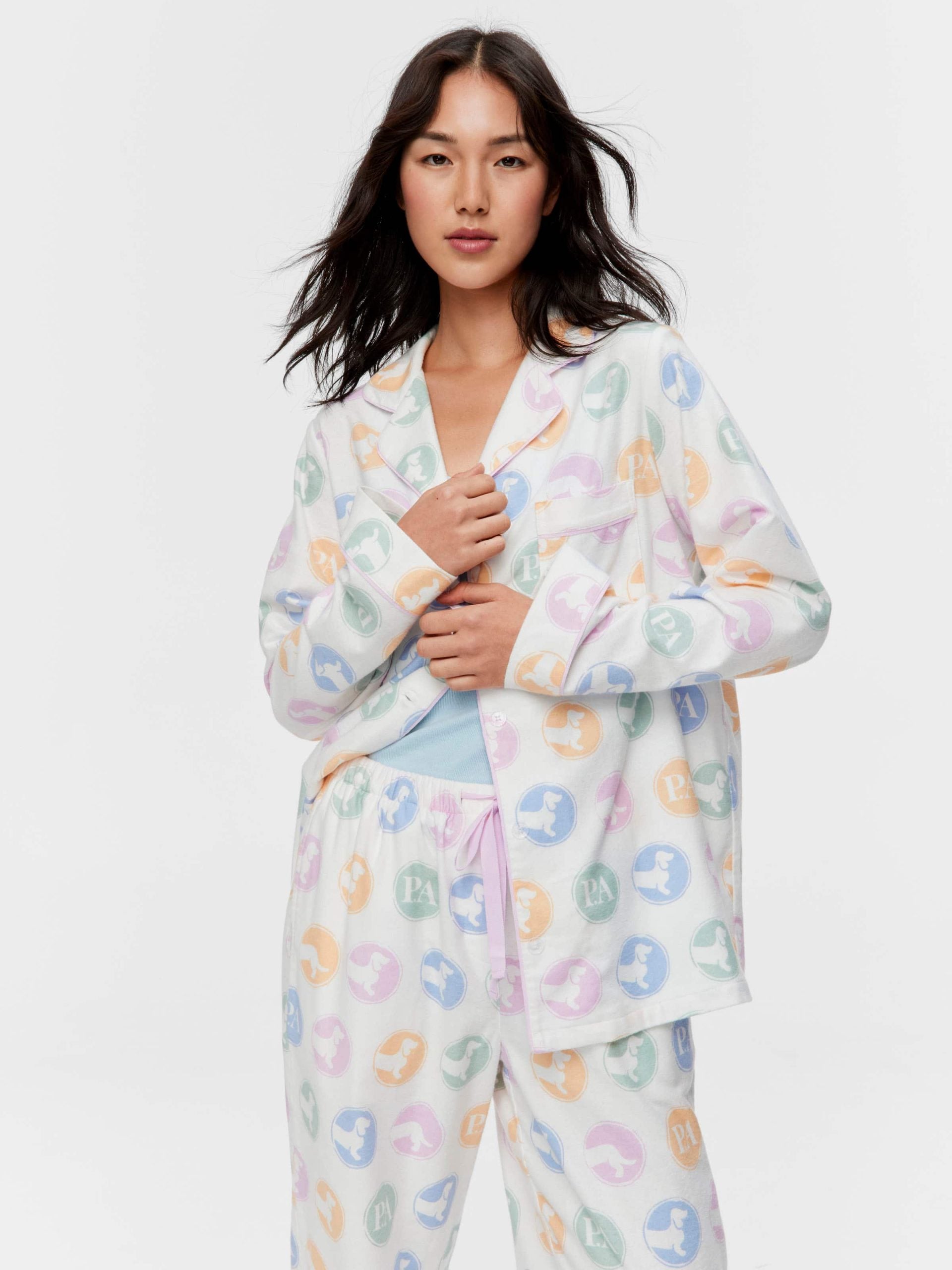 Penny Spot Classic Flannelette Pj Set multi