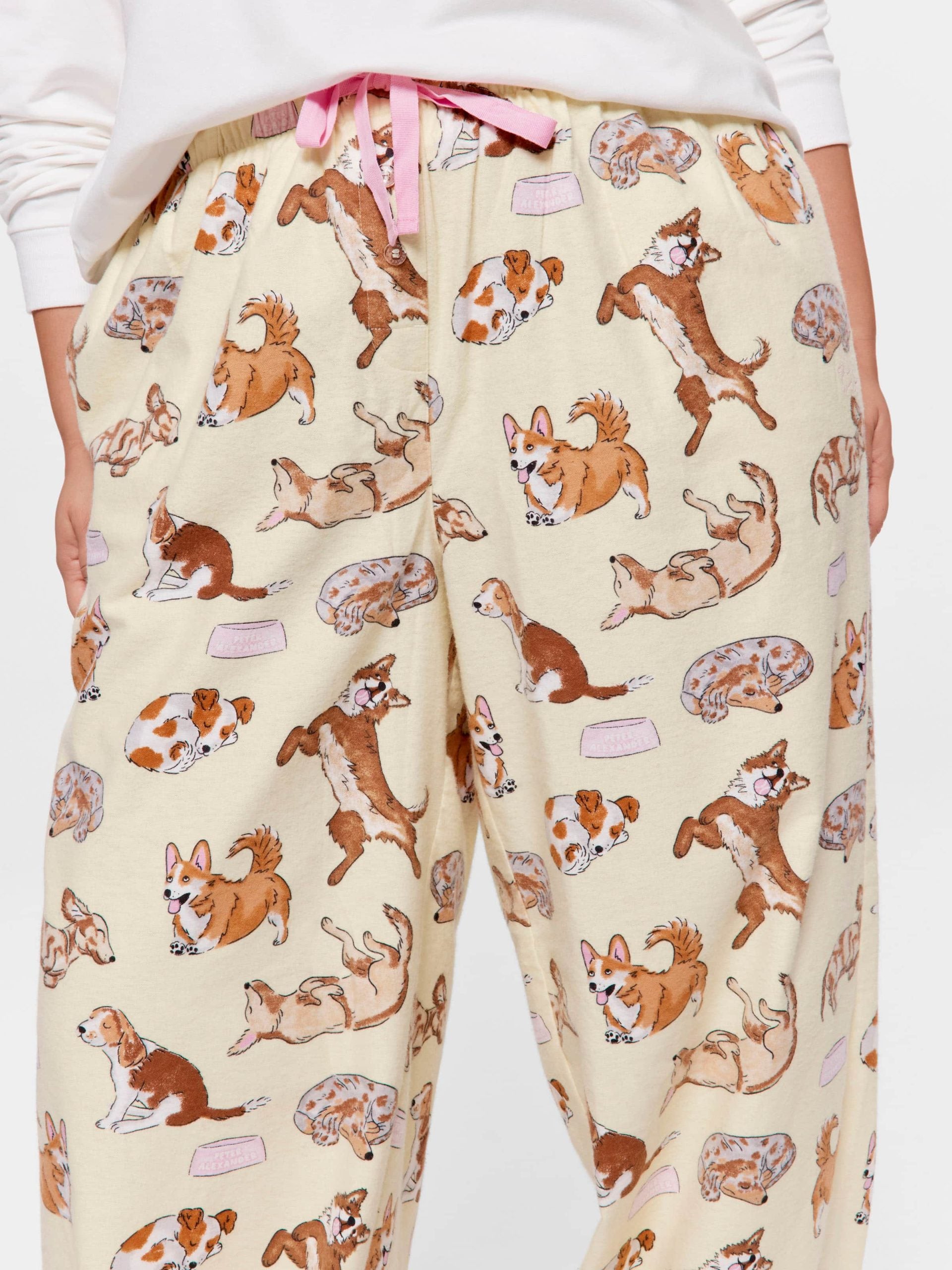 P.A. Plus Happy Dogs Flannelette Classic Pj Pant Multi