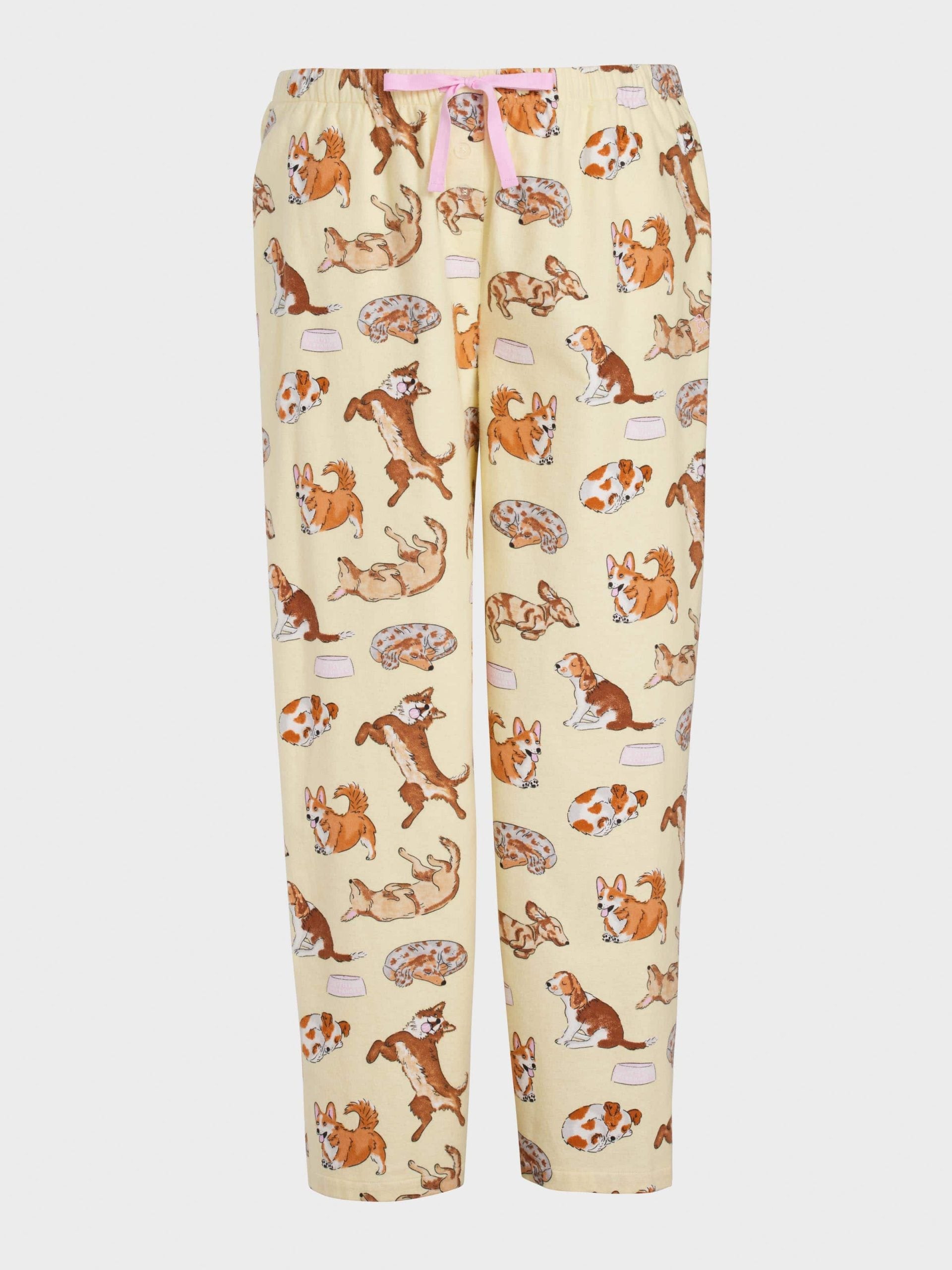 P.A. Plus Happy Dogs Flannelette Classic Pj Pant Multi