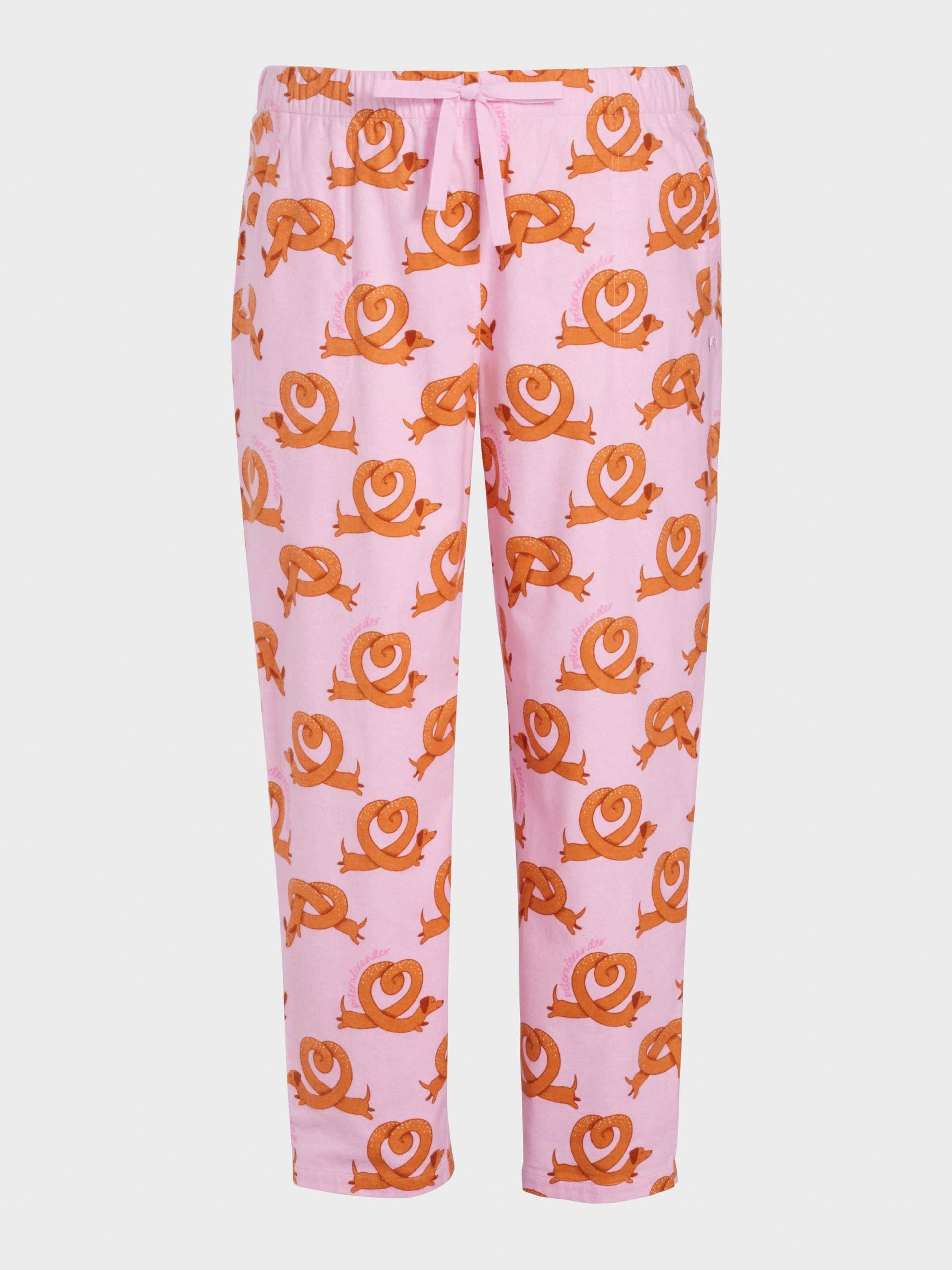 P.A. Plus Pretzel Roll Up Flannelette Pj Pant Multi