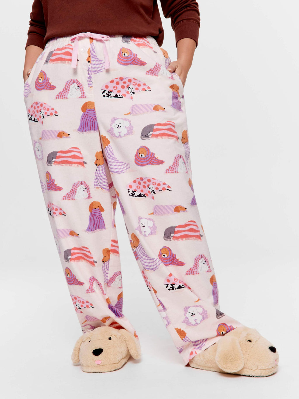 P.A. Plus Blanket Dogs Classic Flannelette Pj Pant Multi