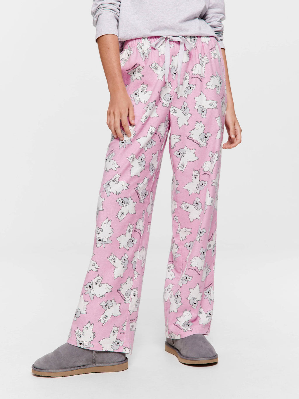Koala & Llama Classic Flannelette Pj Pant multi