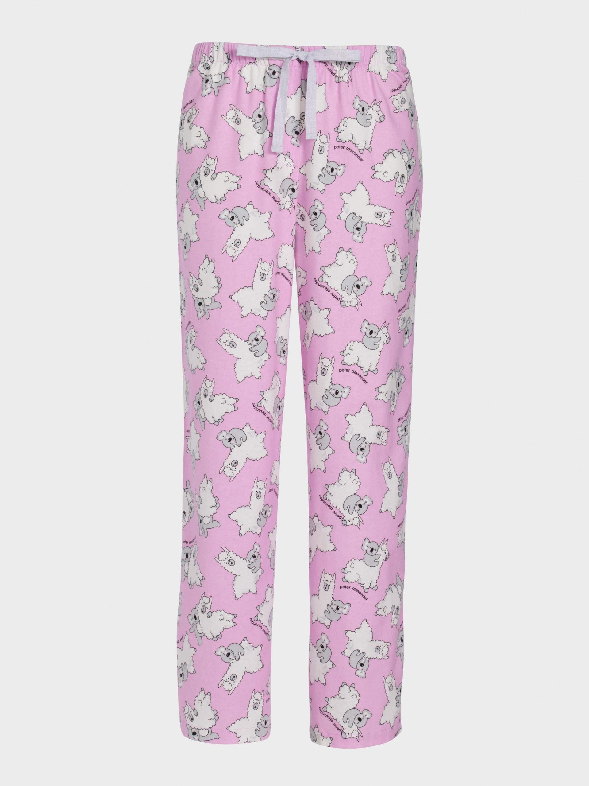 Koala & Llama Classic Flannelette Pj Pant multi