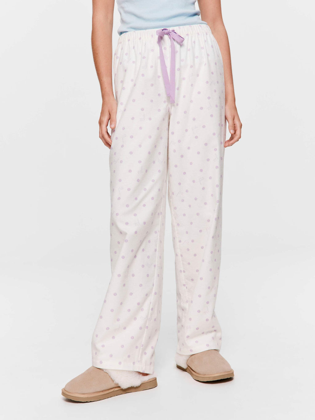 Watercolour Spot Classic Flannelette Pj Pant multi