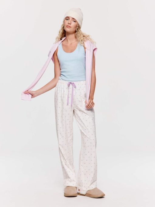 Watercolour Spot Classic Flannelette Pj Pant multi