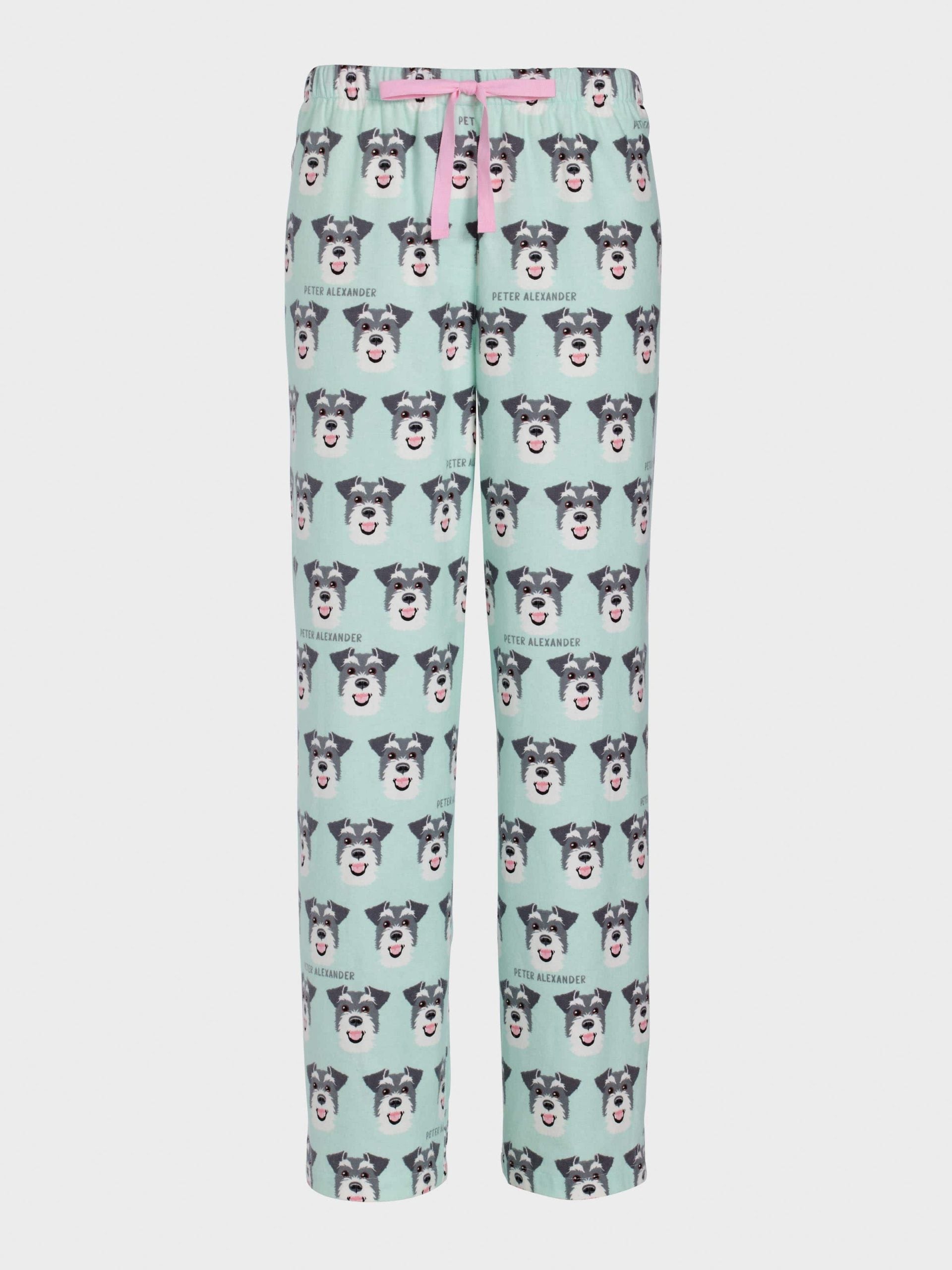 Schnauzer Mint Classic Flannelette Pj Pant Multi