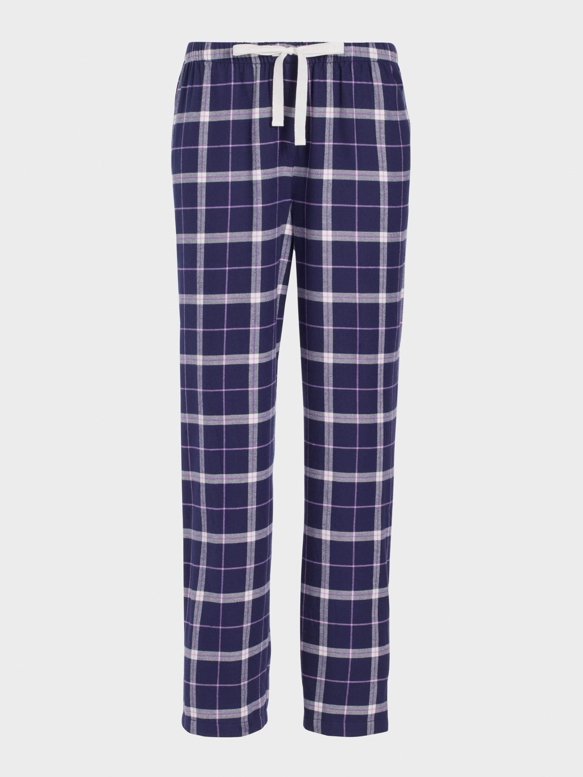 Navy Check Classic Flannelette Pj Pant multi