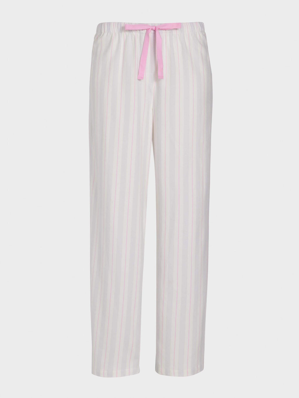 Pink & Grey Stripe Classic Flannelette Pj Pant multi