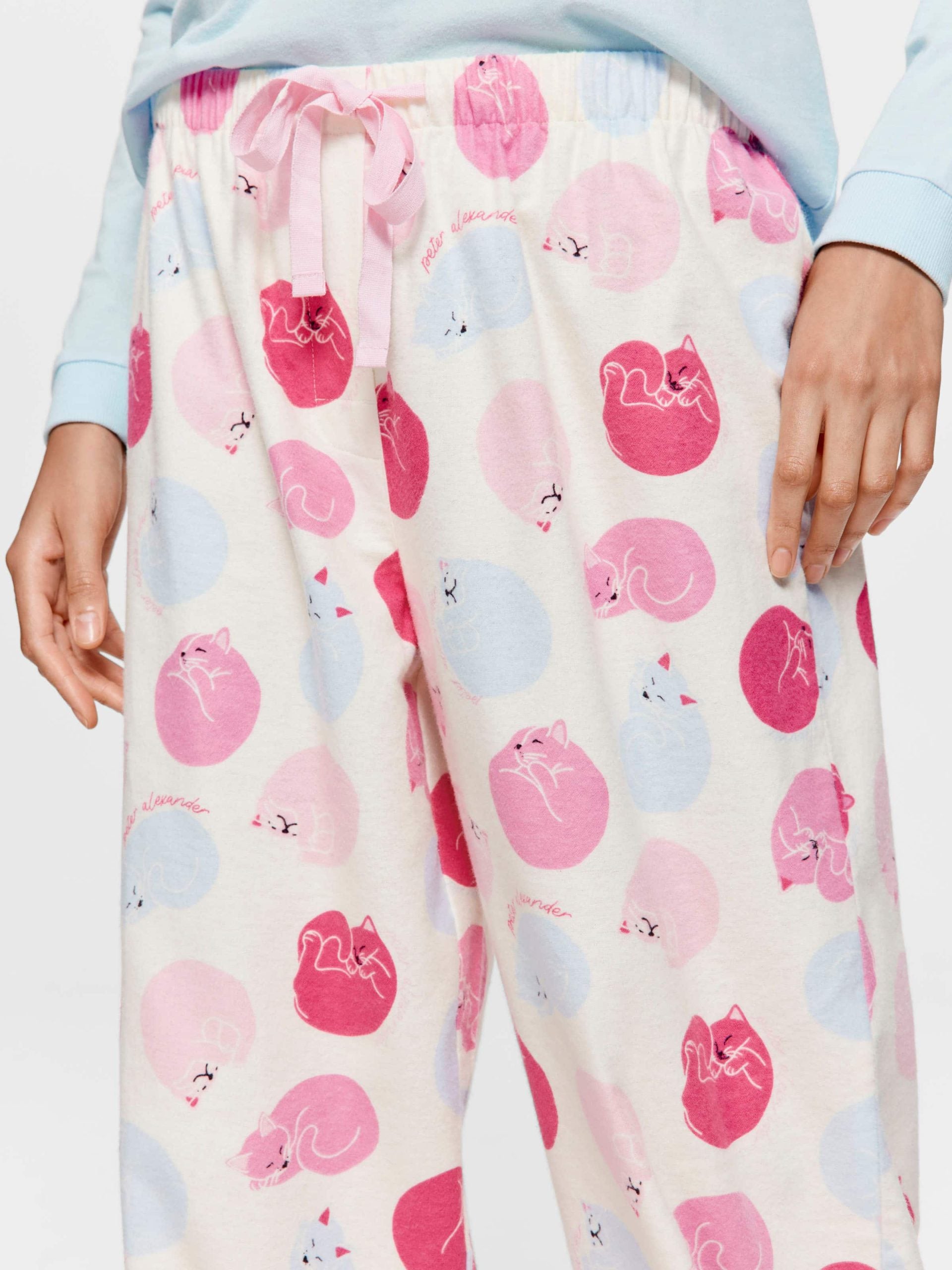 Sleeping Cats Classic Flannelette Pj Pant multi