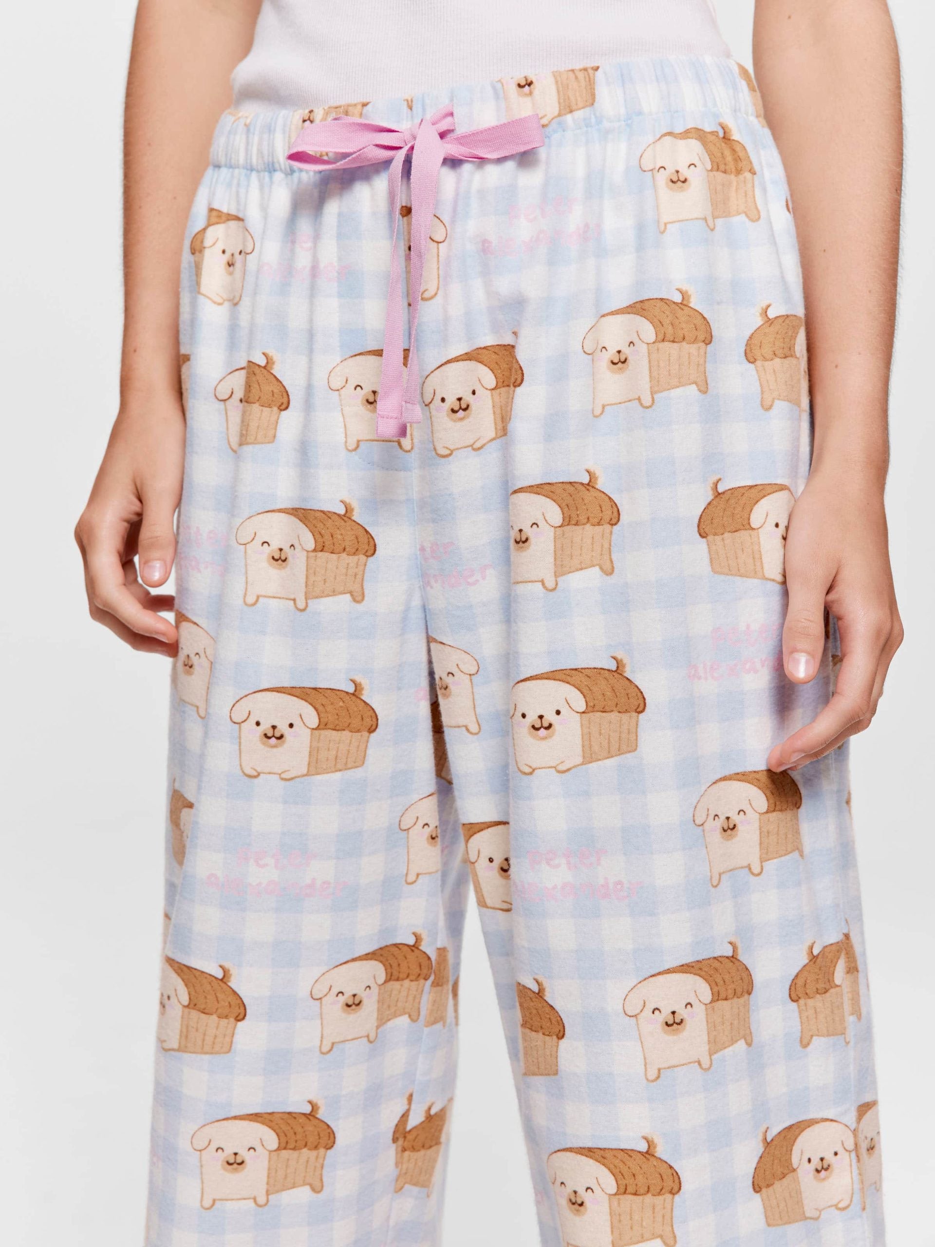 Pug Bread Classic Flannelette Pj Pant multi