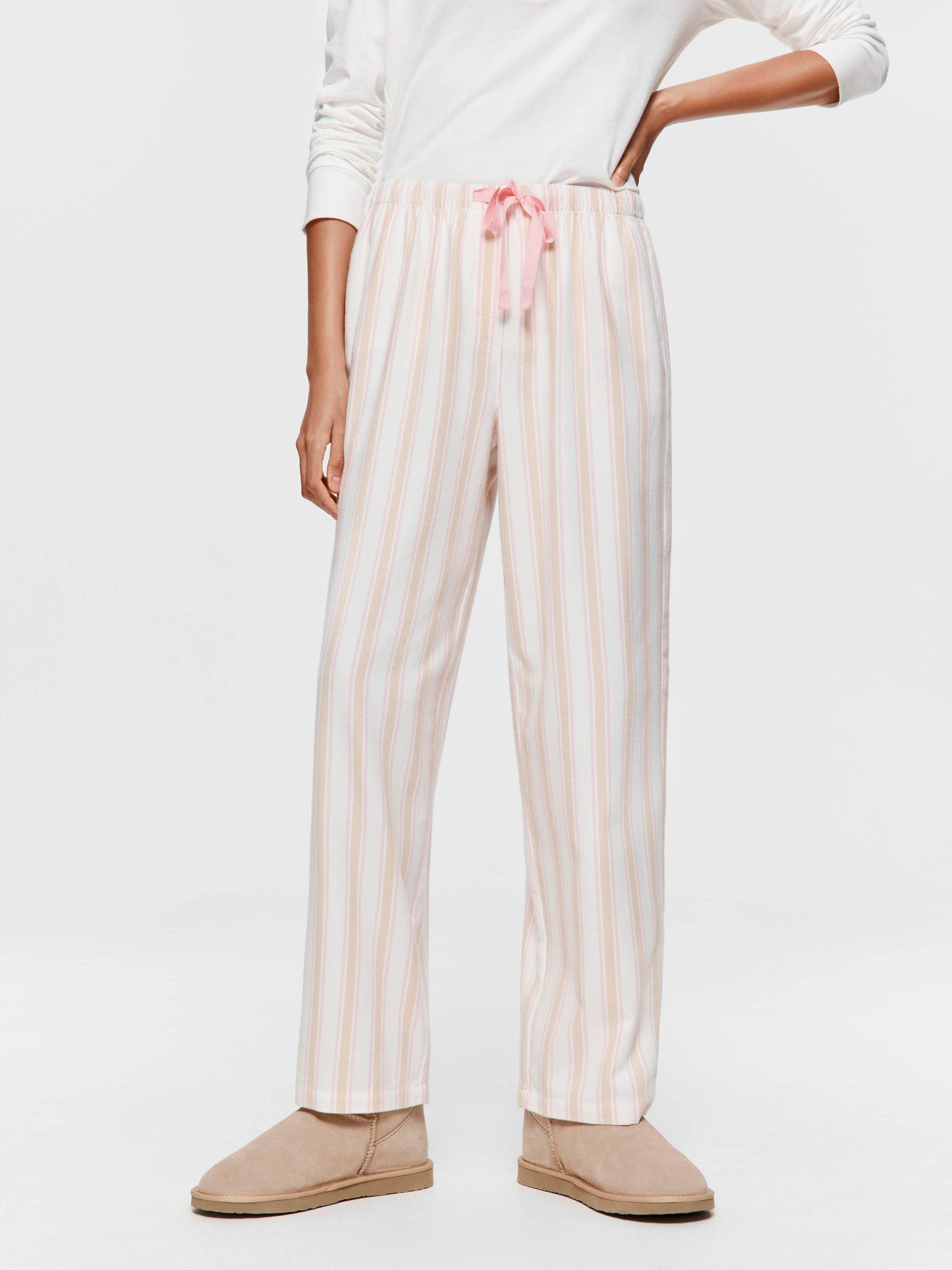 Caramel Stripe Classic Flannelette Pj Pant multi