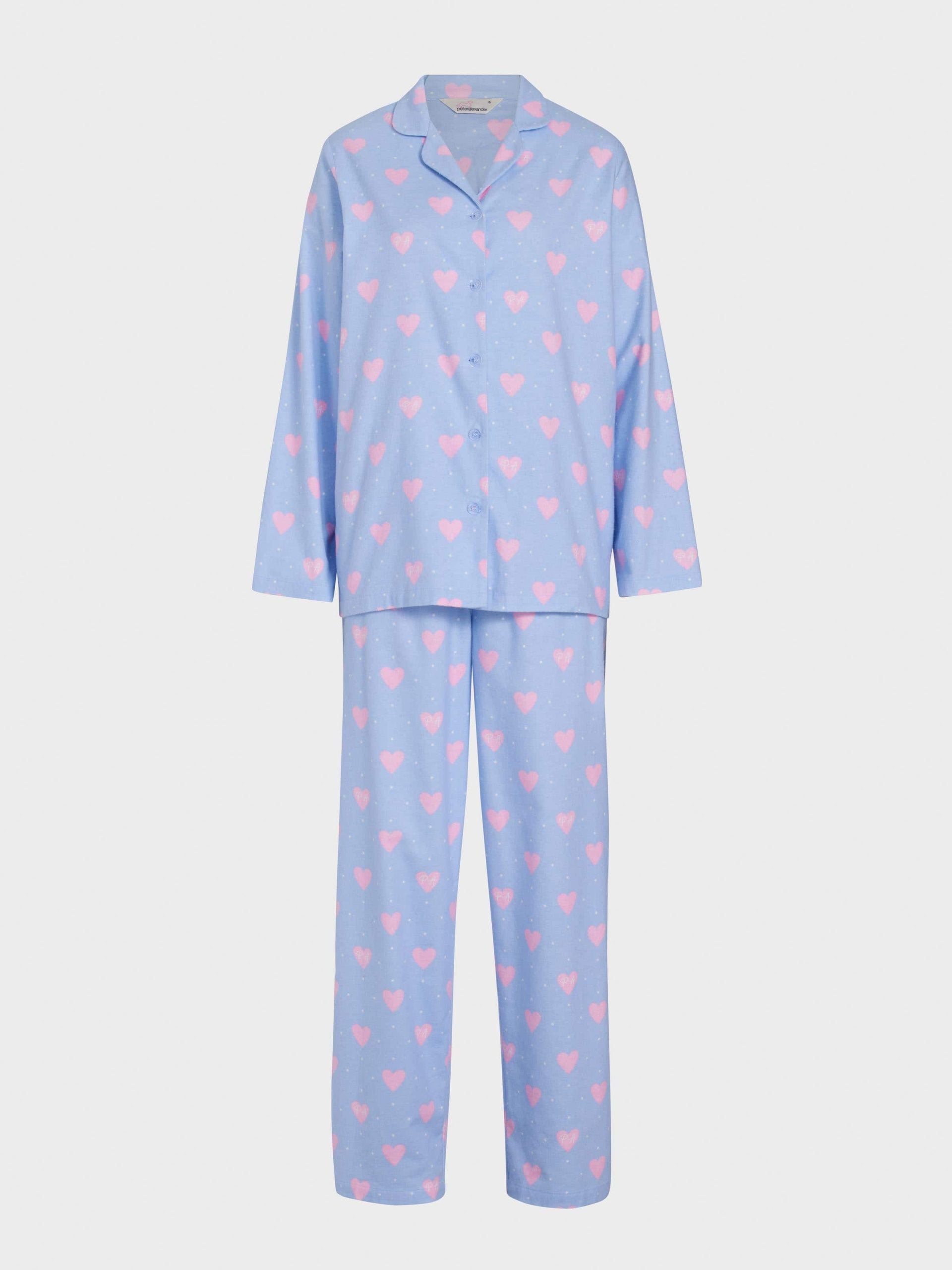 Heart Classic Flannelette Pj Set multi