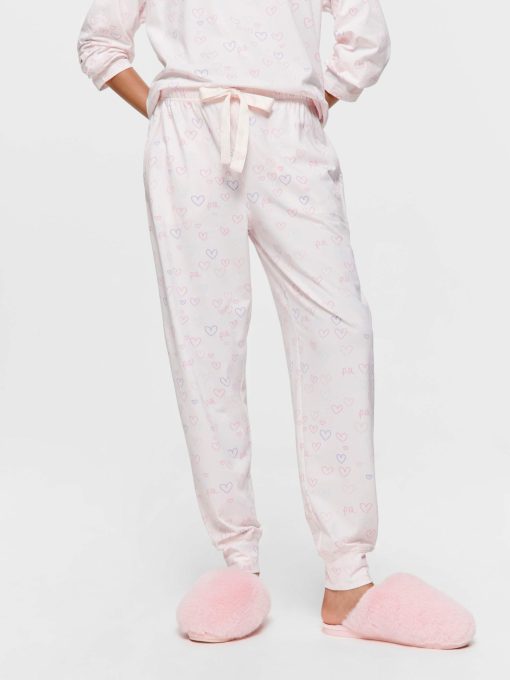 Pastel Hearts Easy Pj Pant multi