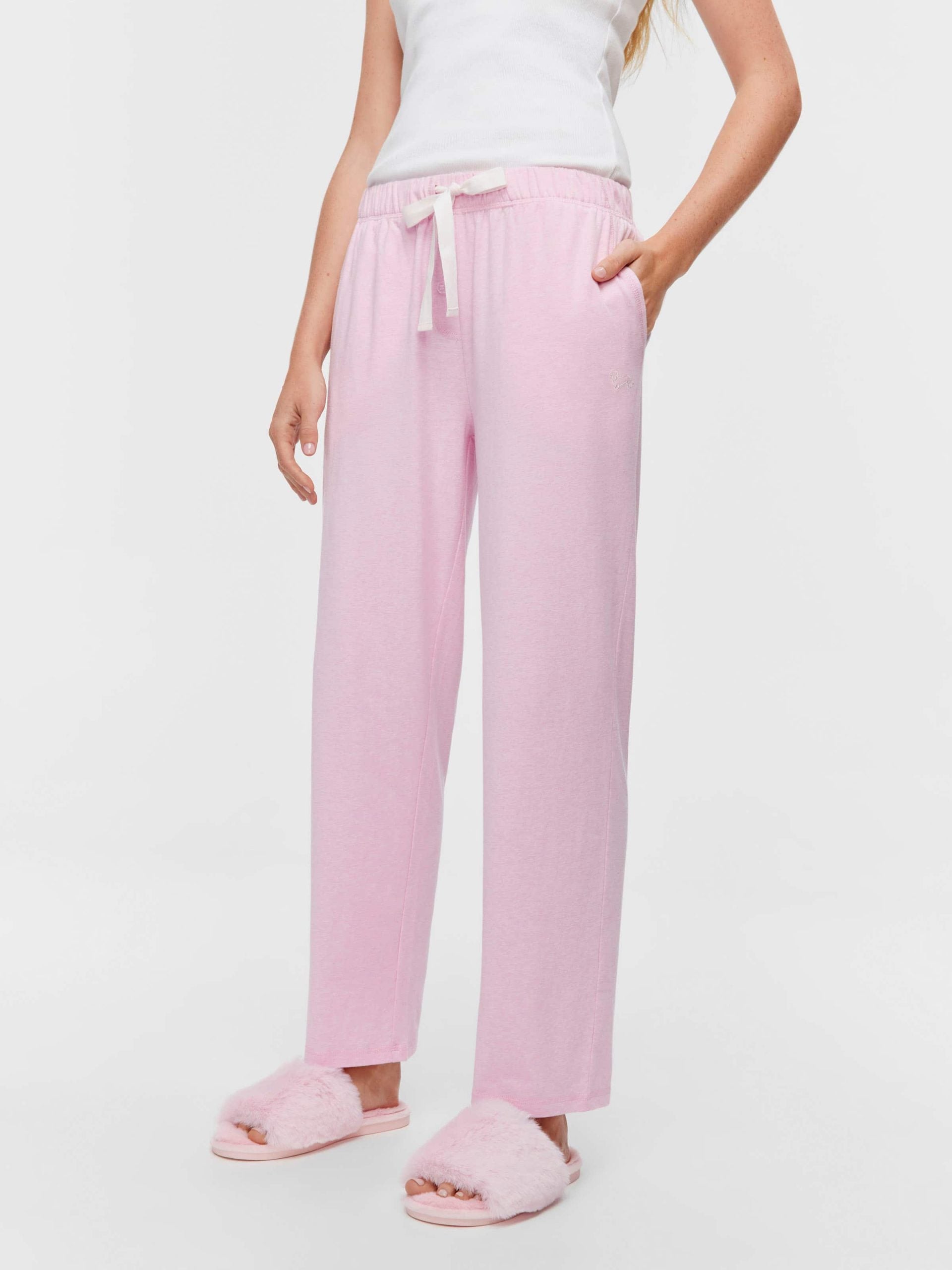 Pink Marle Straight Leg Pj Pant pink