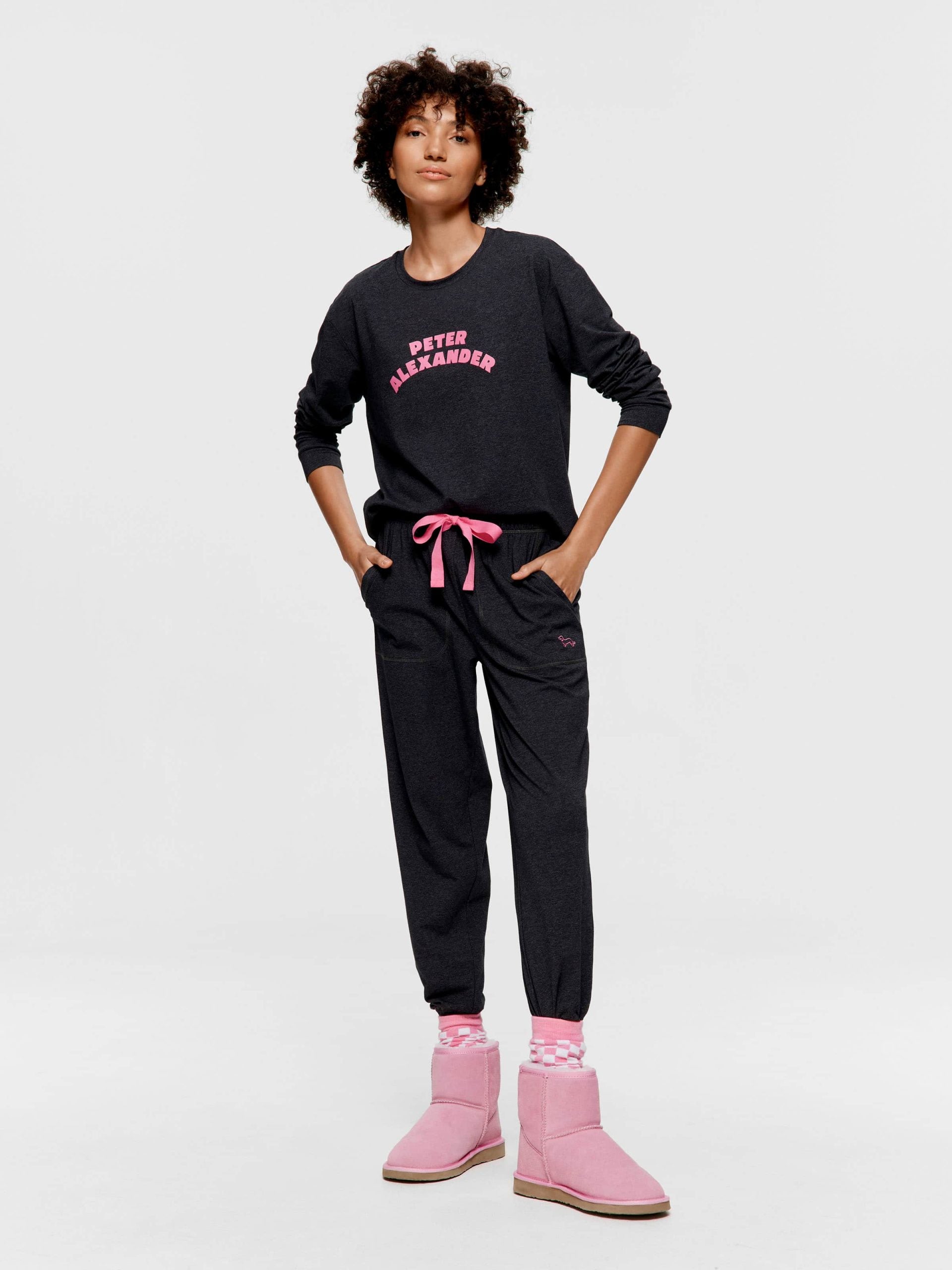 Charcoal Marle Easy Pj Pant charcoal
