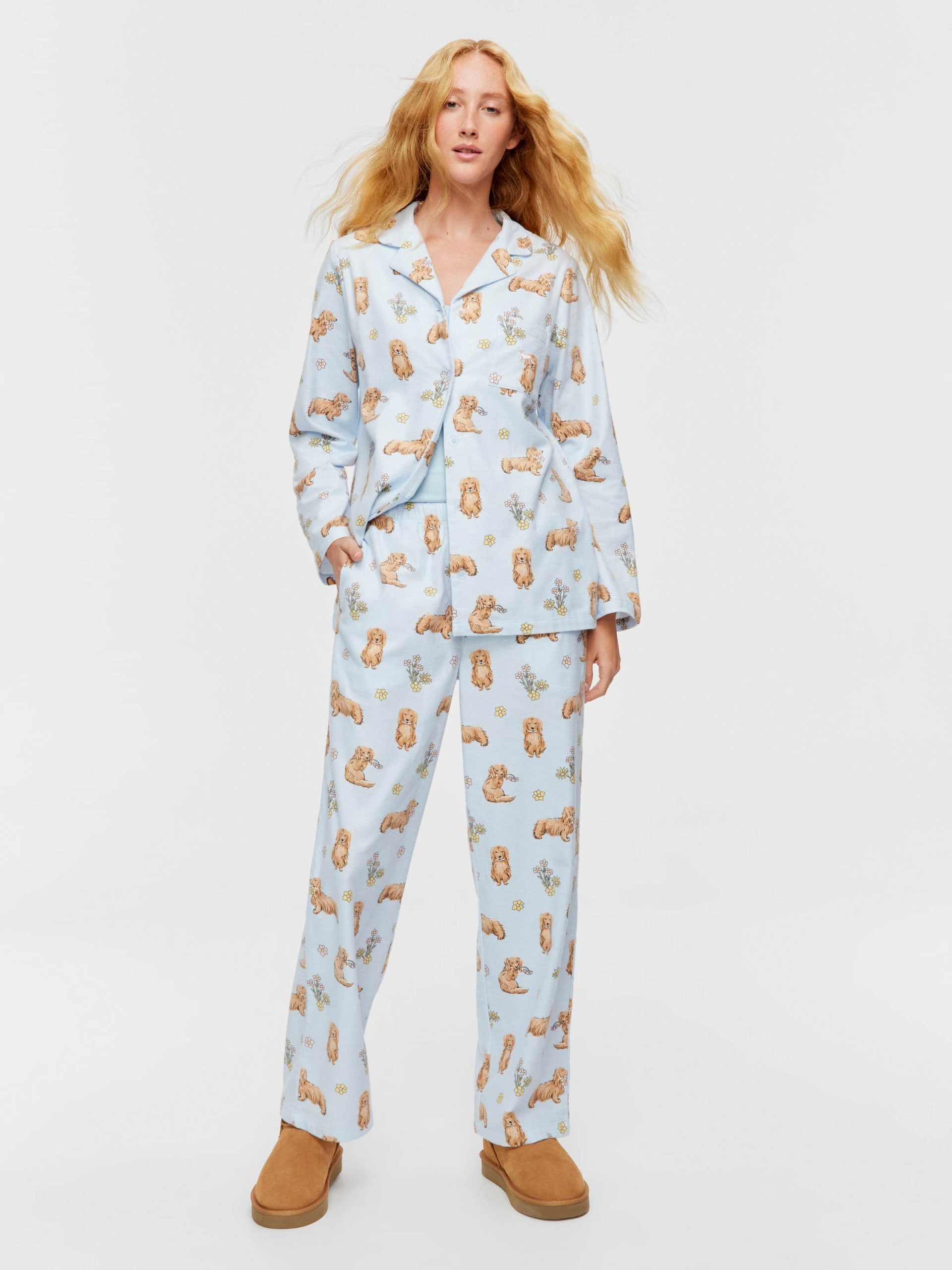 Painted Penny Classic Flannelette Pj Set Multi