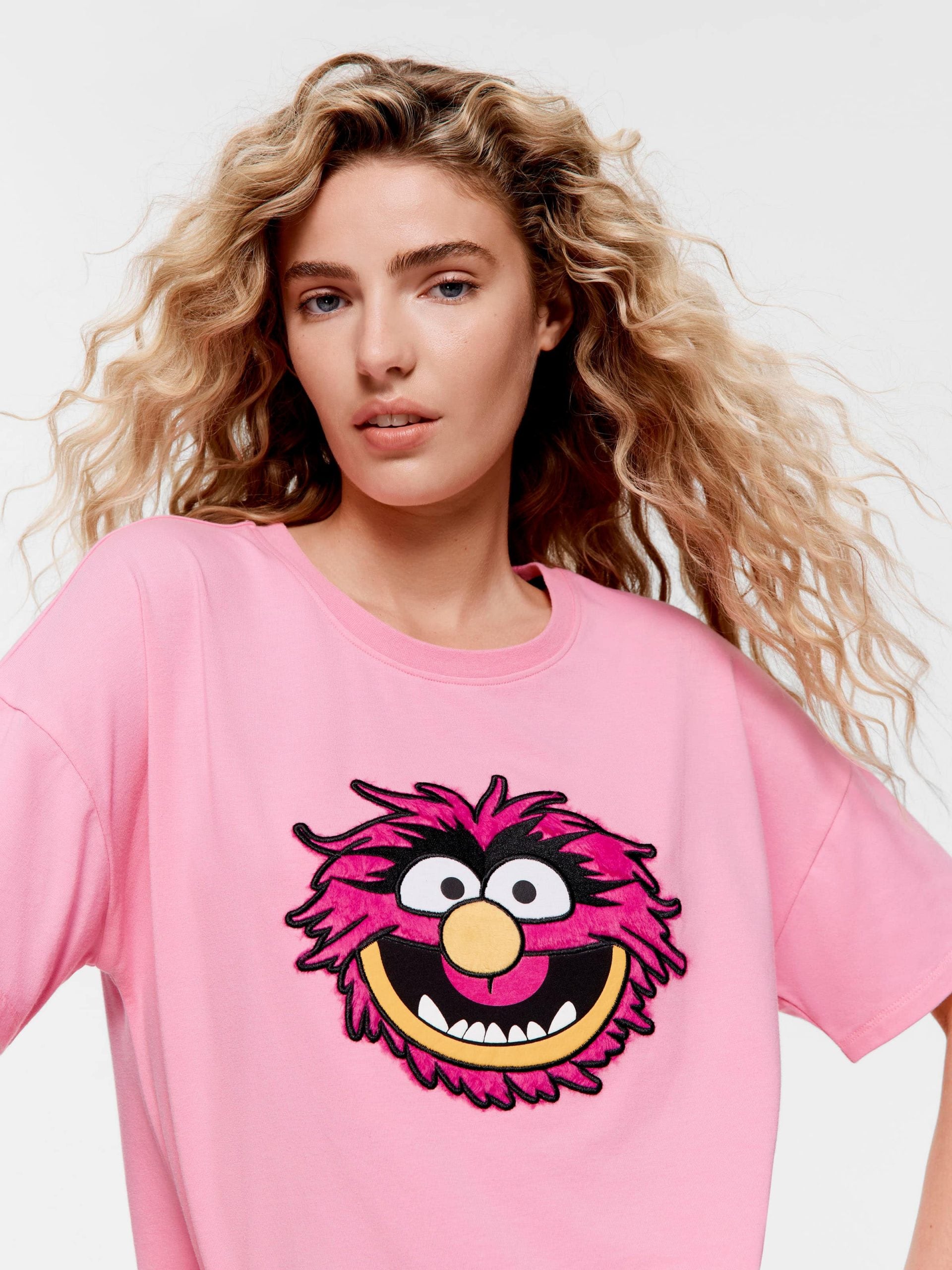 The Muppets Animal Tee pink