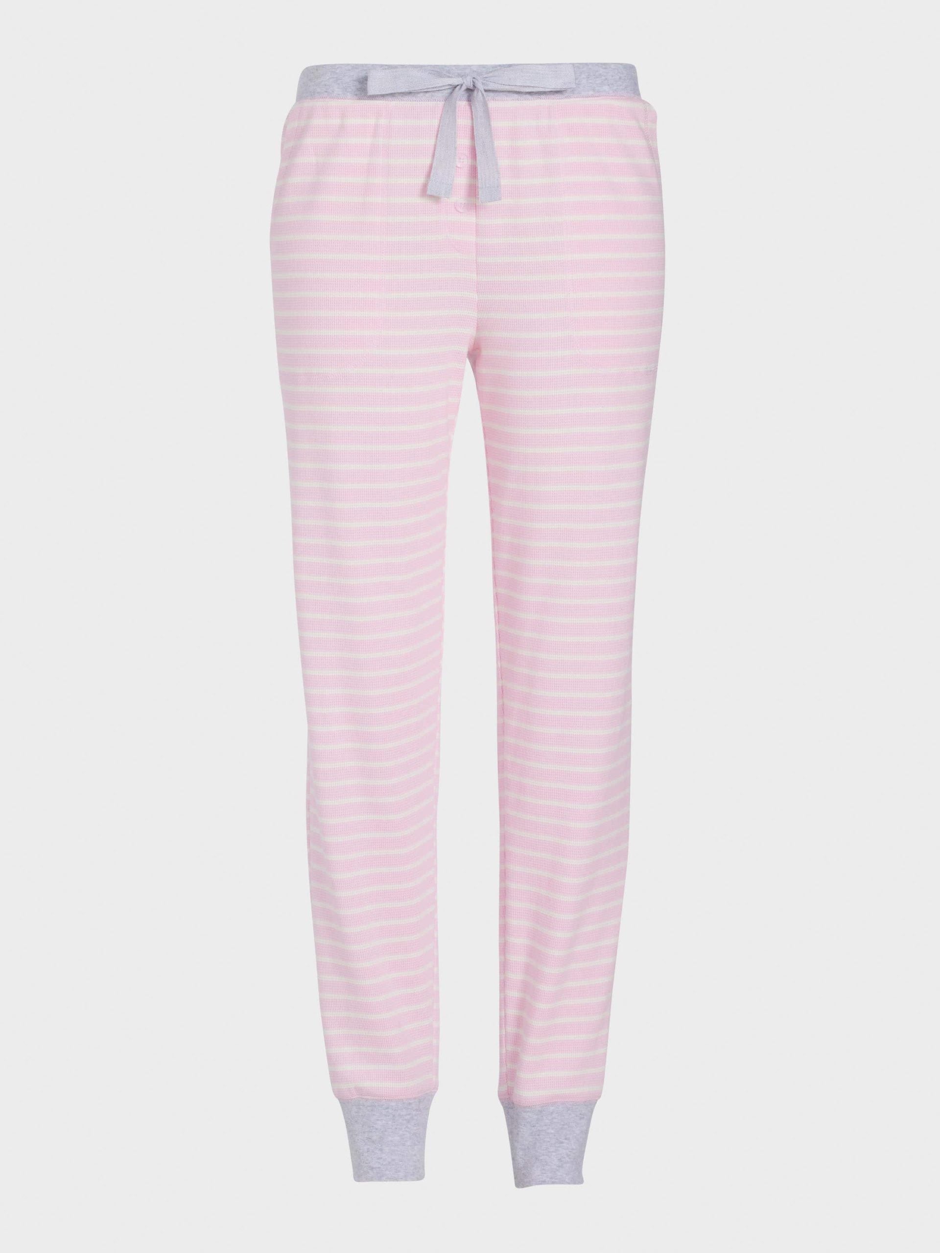 Pink Waffle Stripe Easy Pj Pant multi