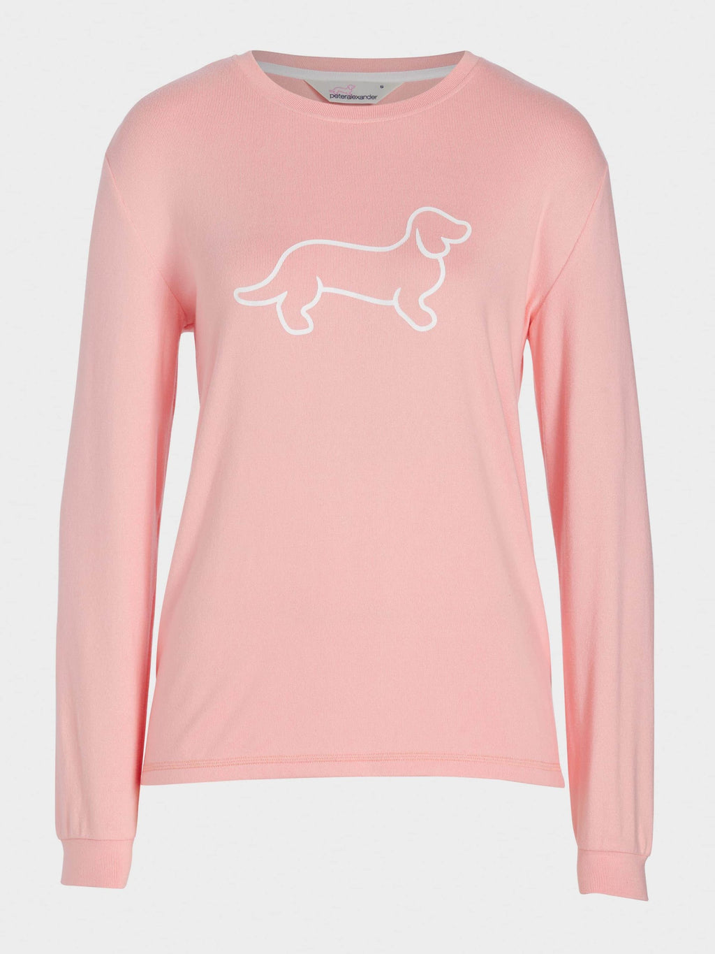 Peach Logo Plush Sweater peach