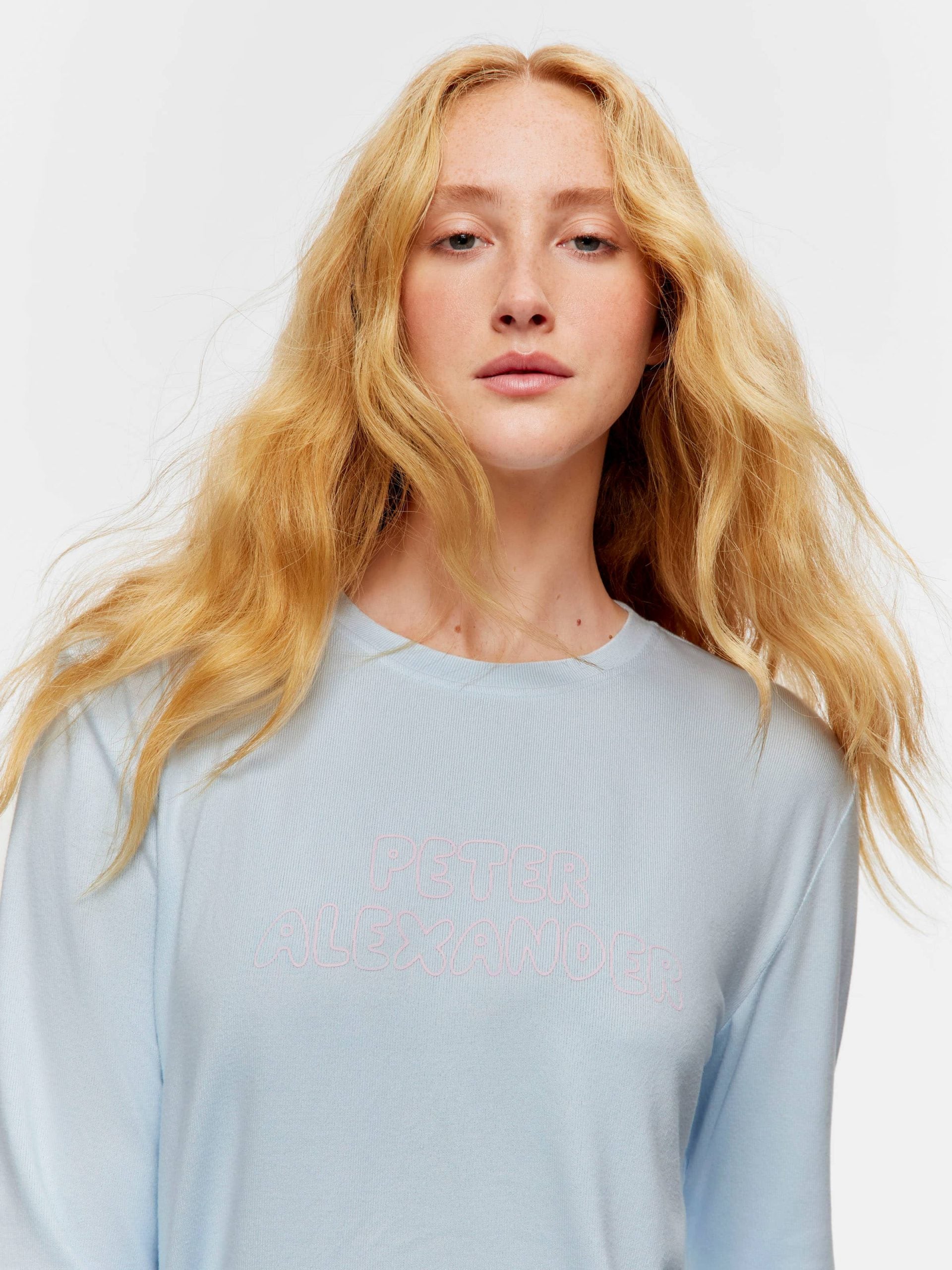 Blue Plush Sweater paleblue
