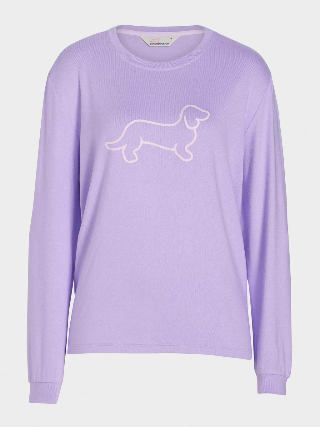 Lilac Logo Plush Sweater lilac