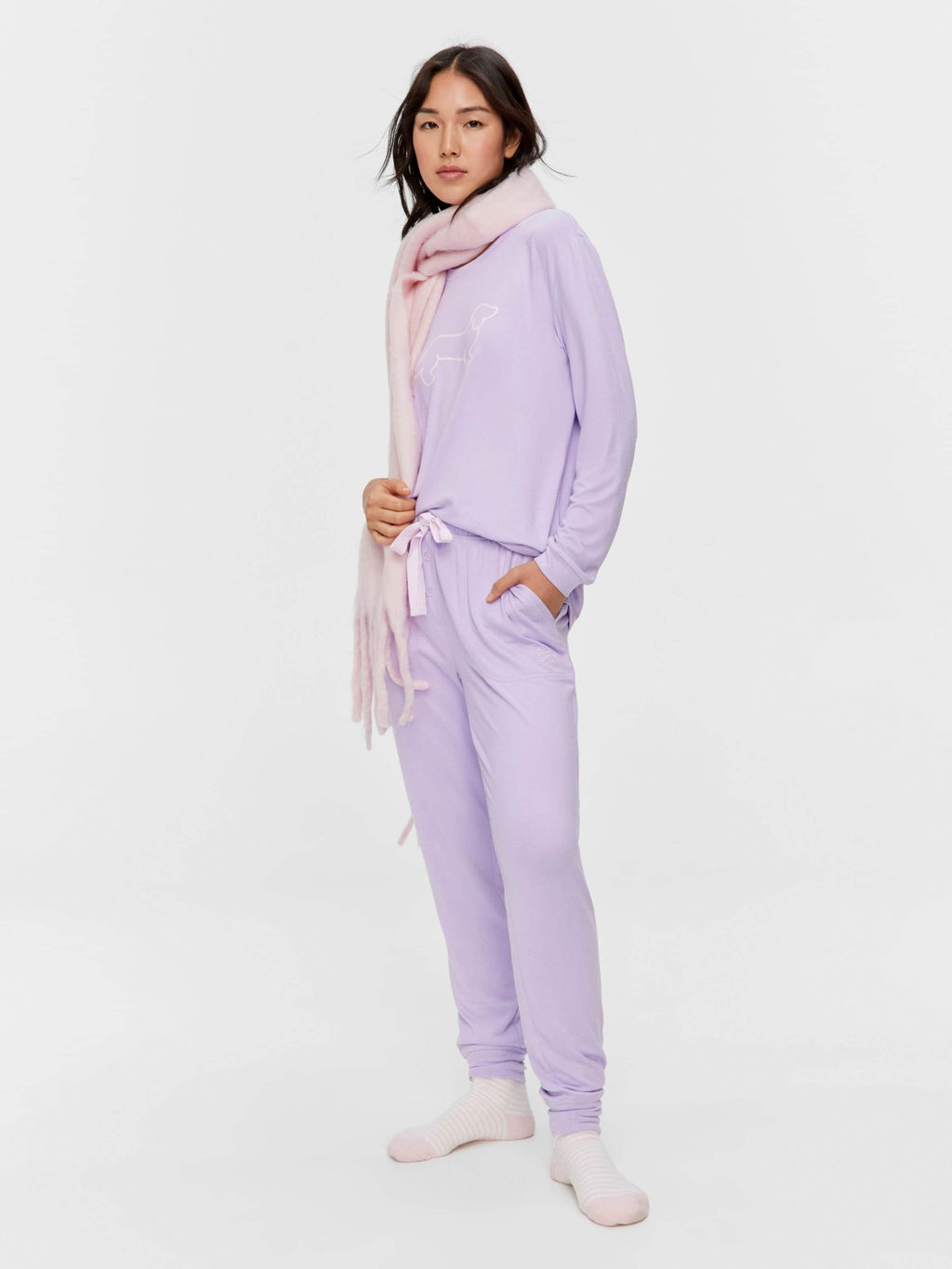 Lilac Plush Easy Pj Pant lilac