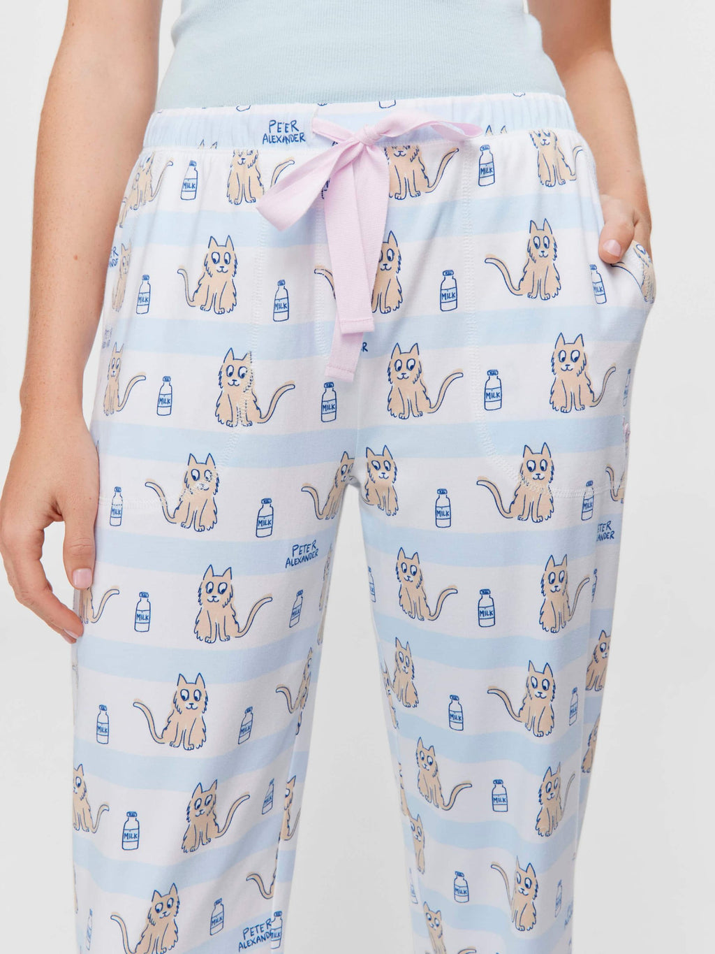 Cat Stripe Tapered Pj Pant multi