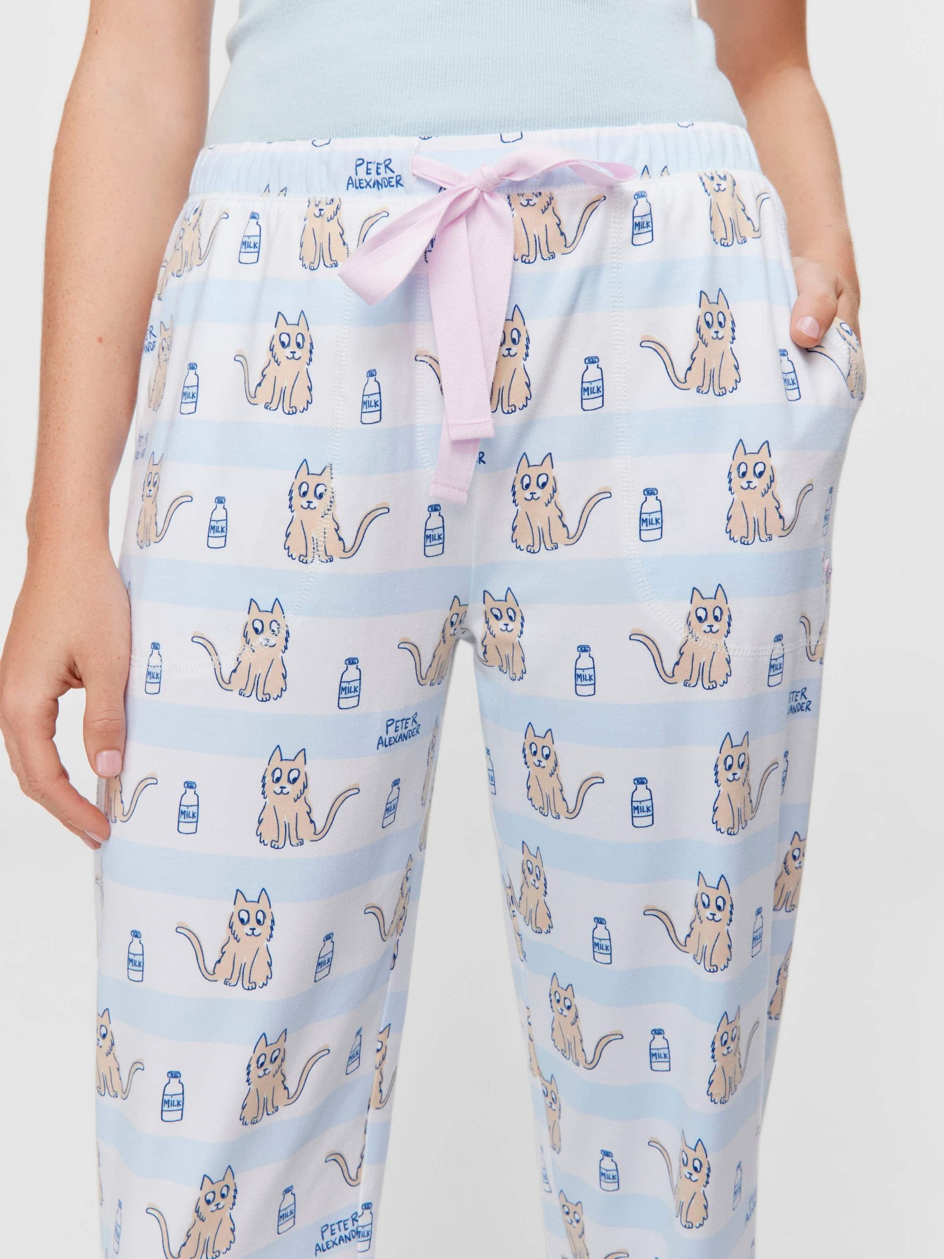 Cat Stripe Tapered Pj Pant multi