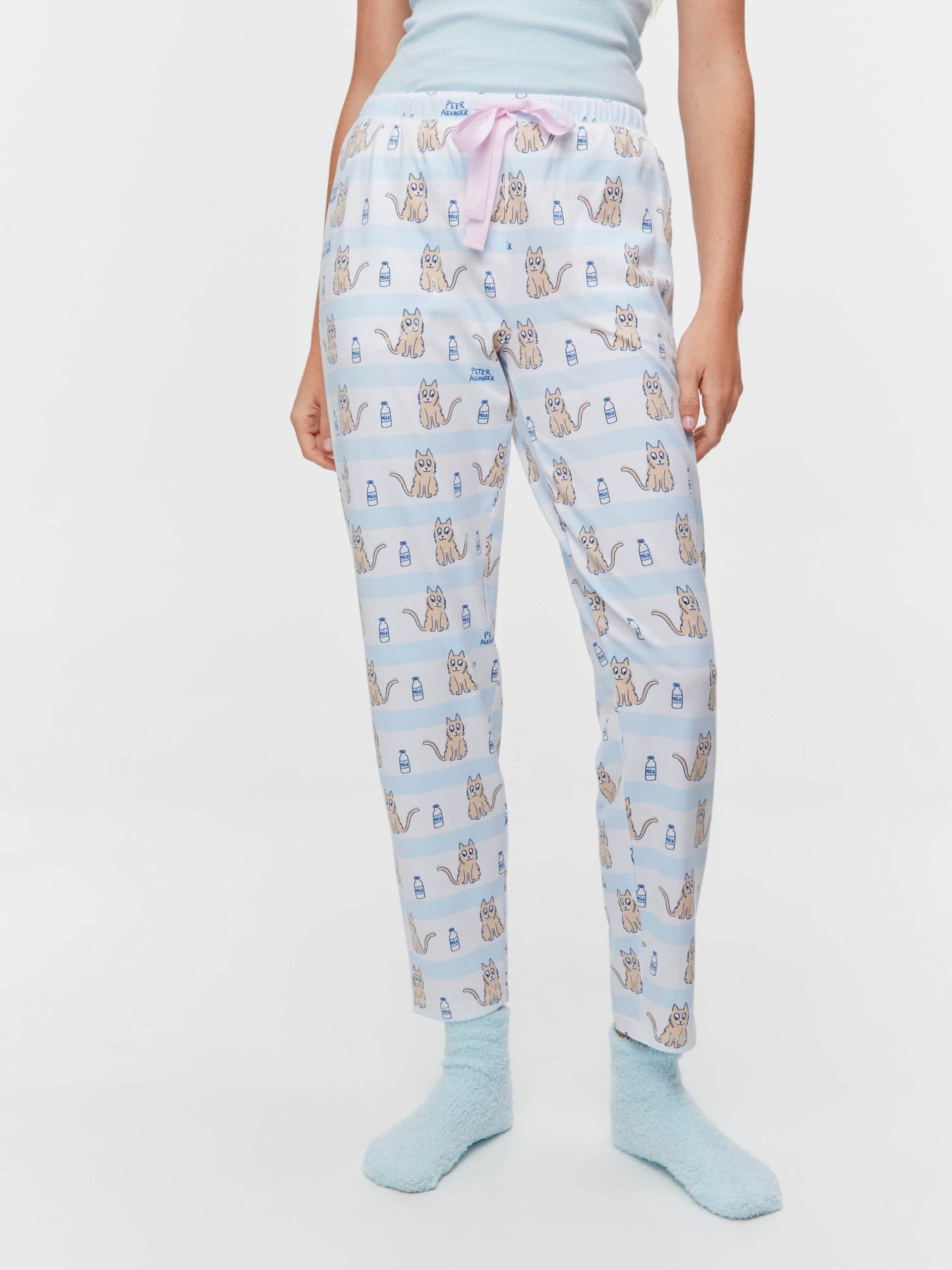 Cat Stripe Tapered Pj Pant multi