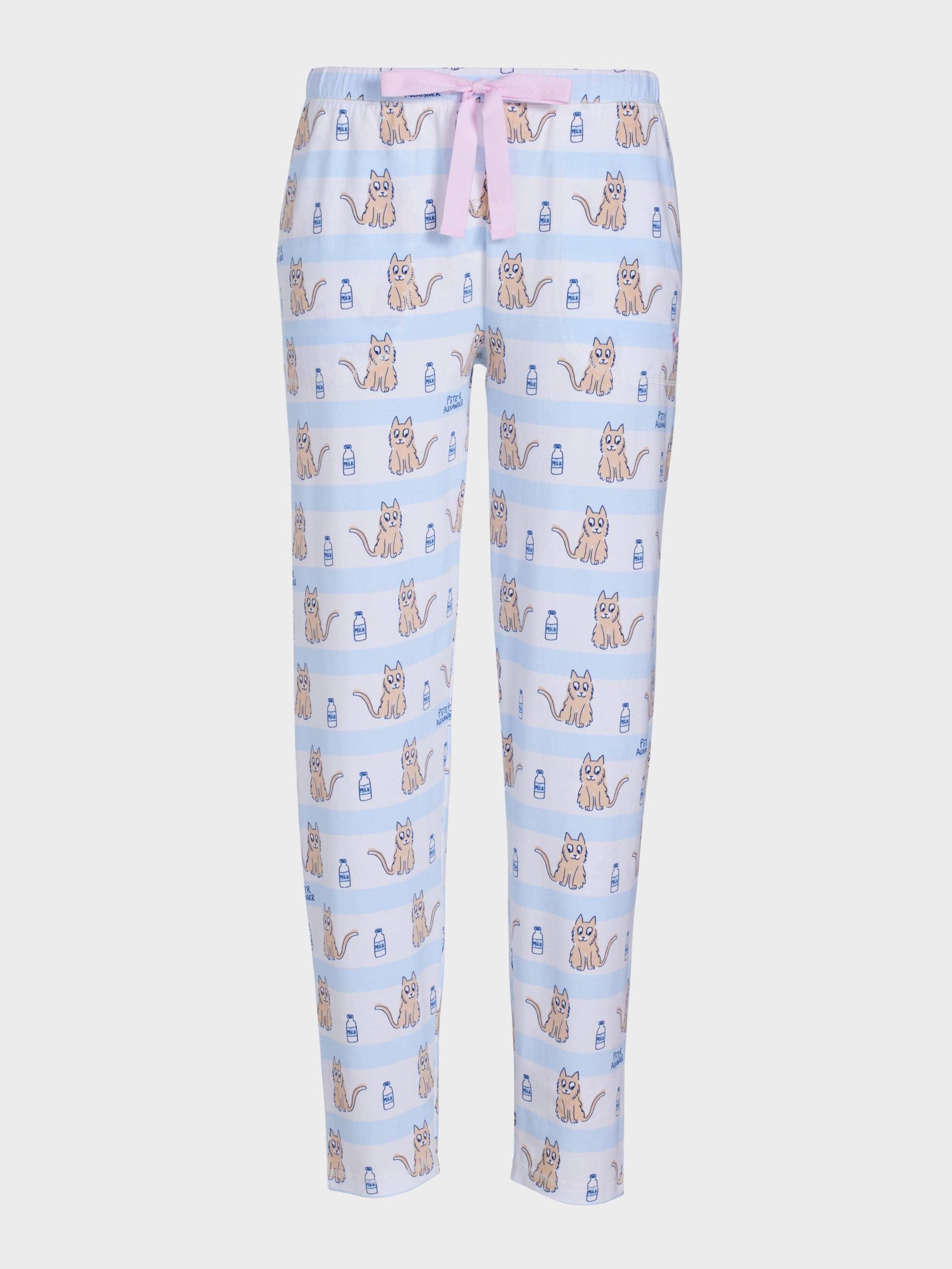 Cat Stripe Tapered Pj Pant multi