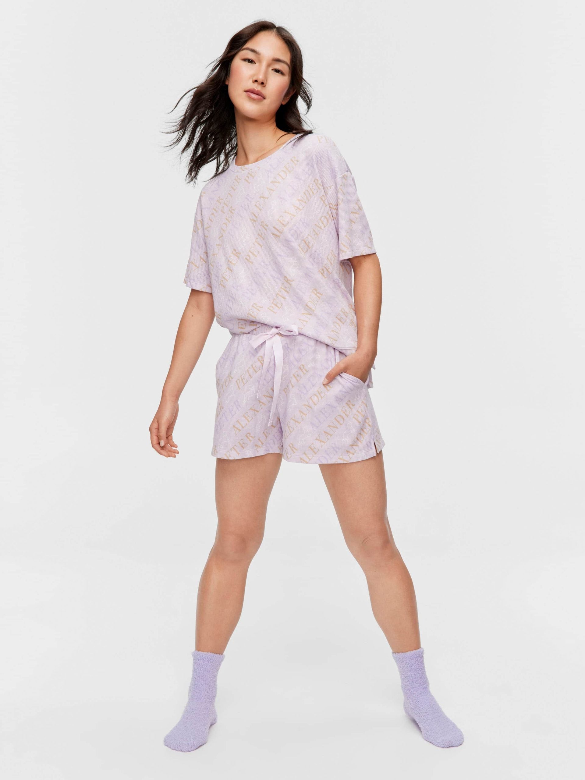 Waffle Logo Mid Short multi