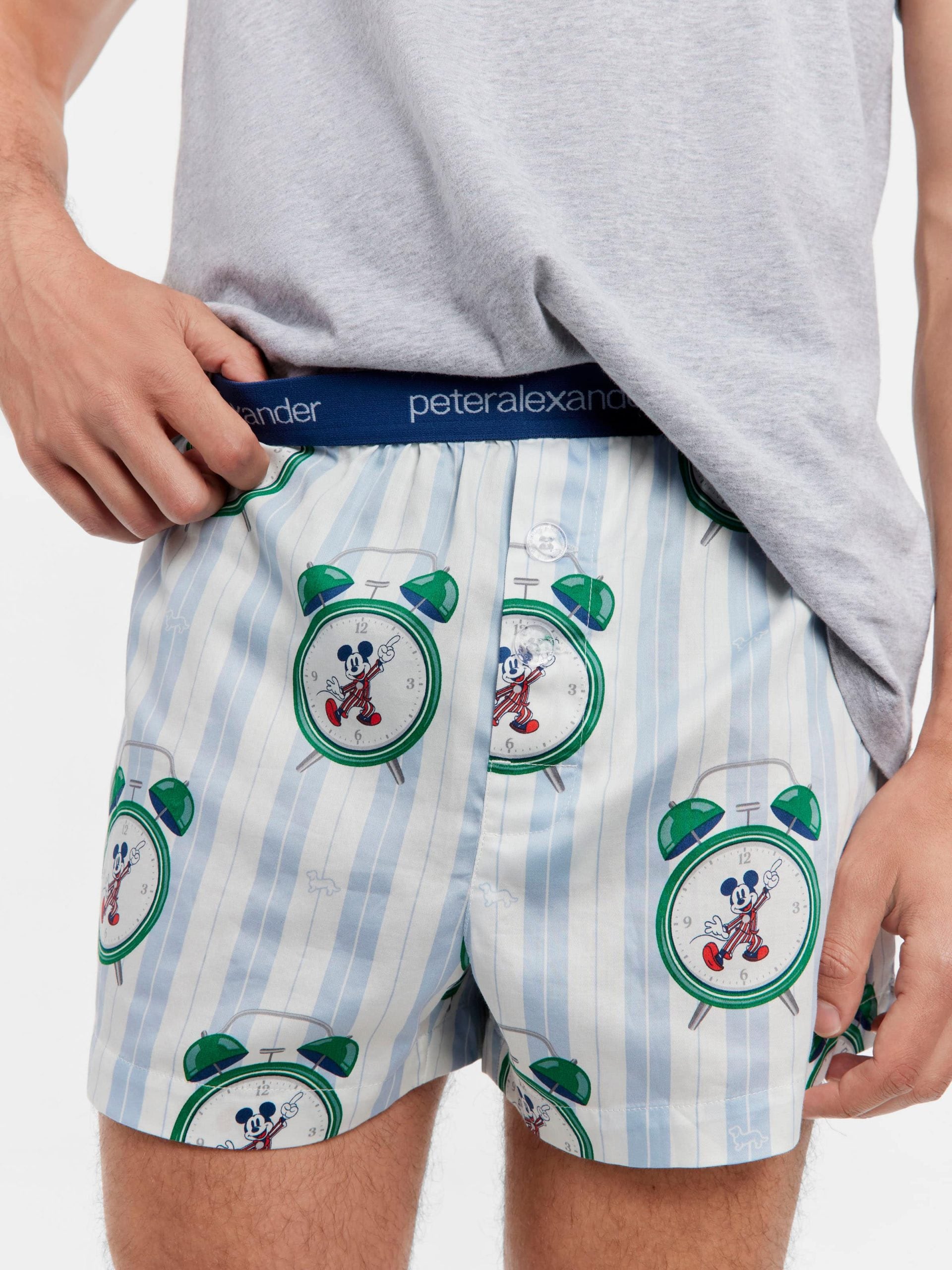 Mickey Mouse Clock Boxer Short Multi