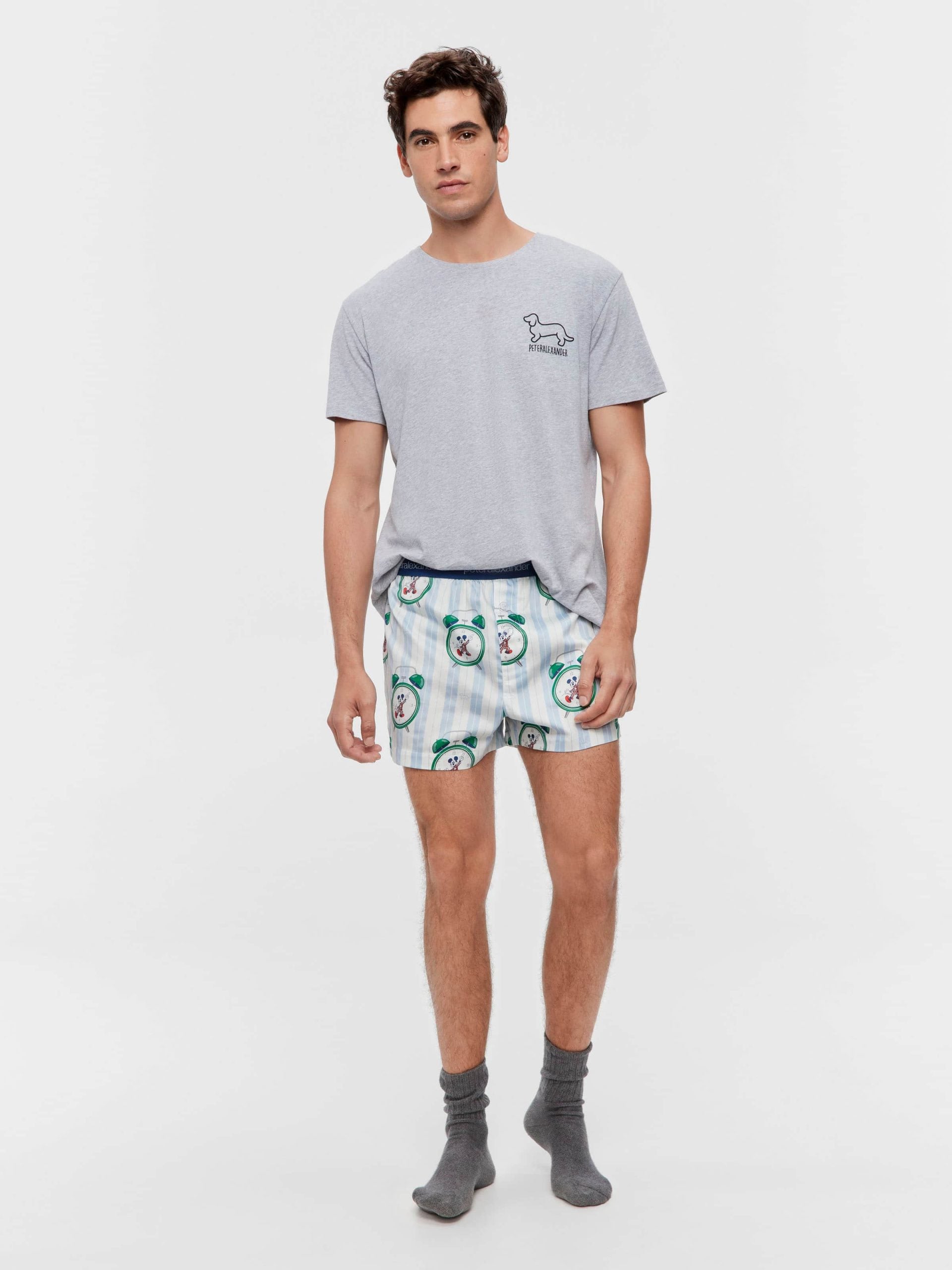 Mickey Mouse Clock Boxer Short Multi
