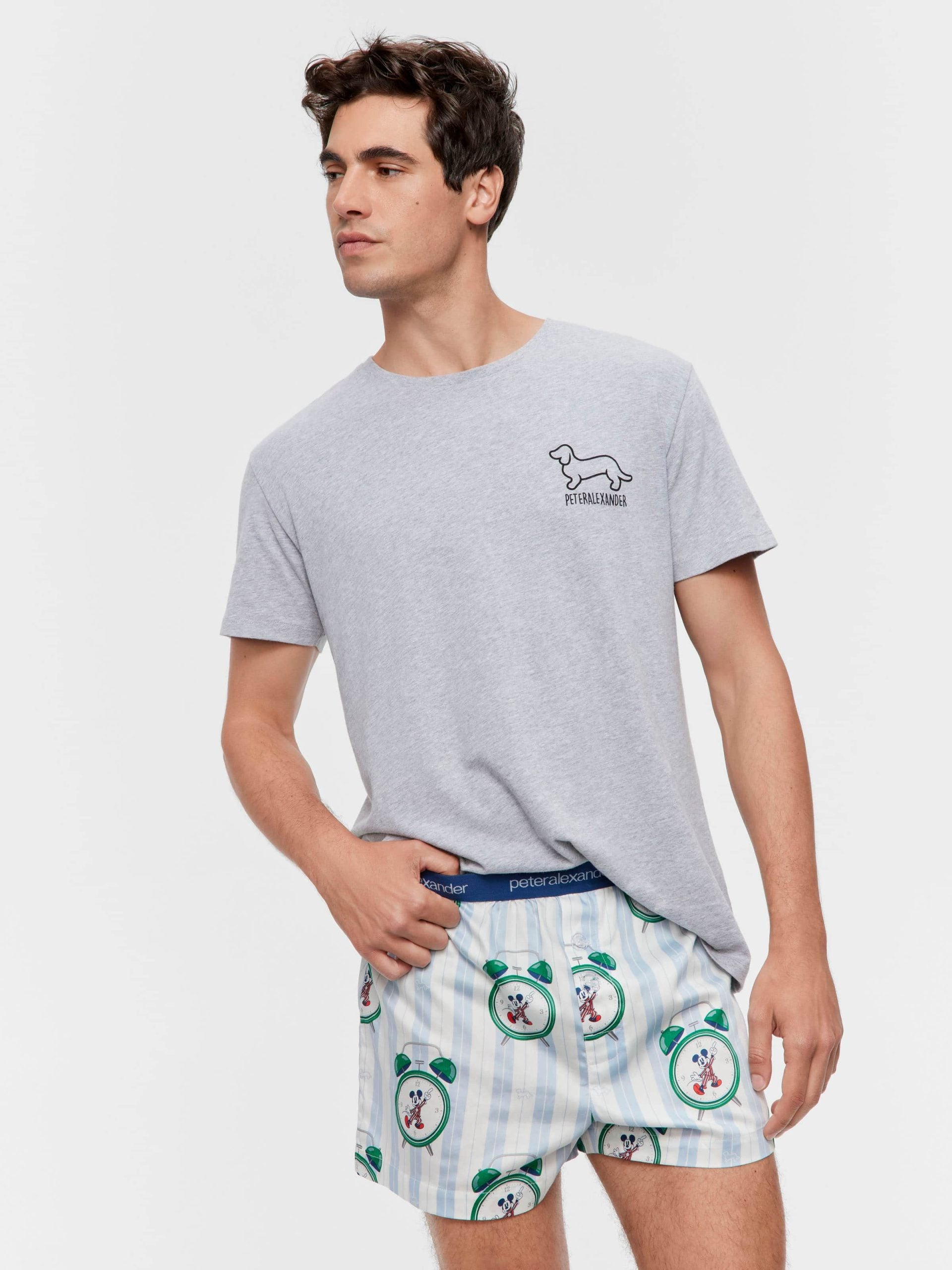 Mickey Mouse Clock Boxer Short Multi
