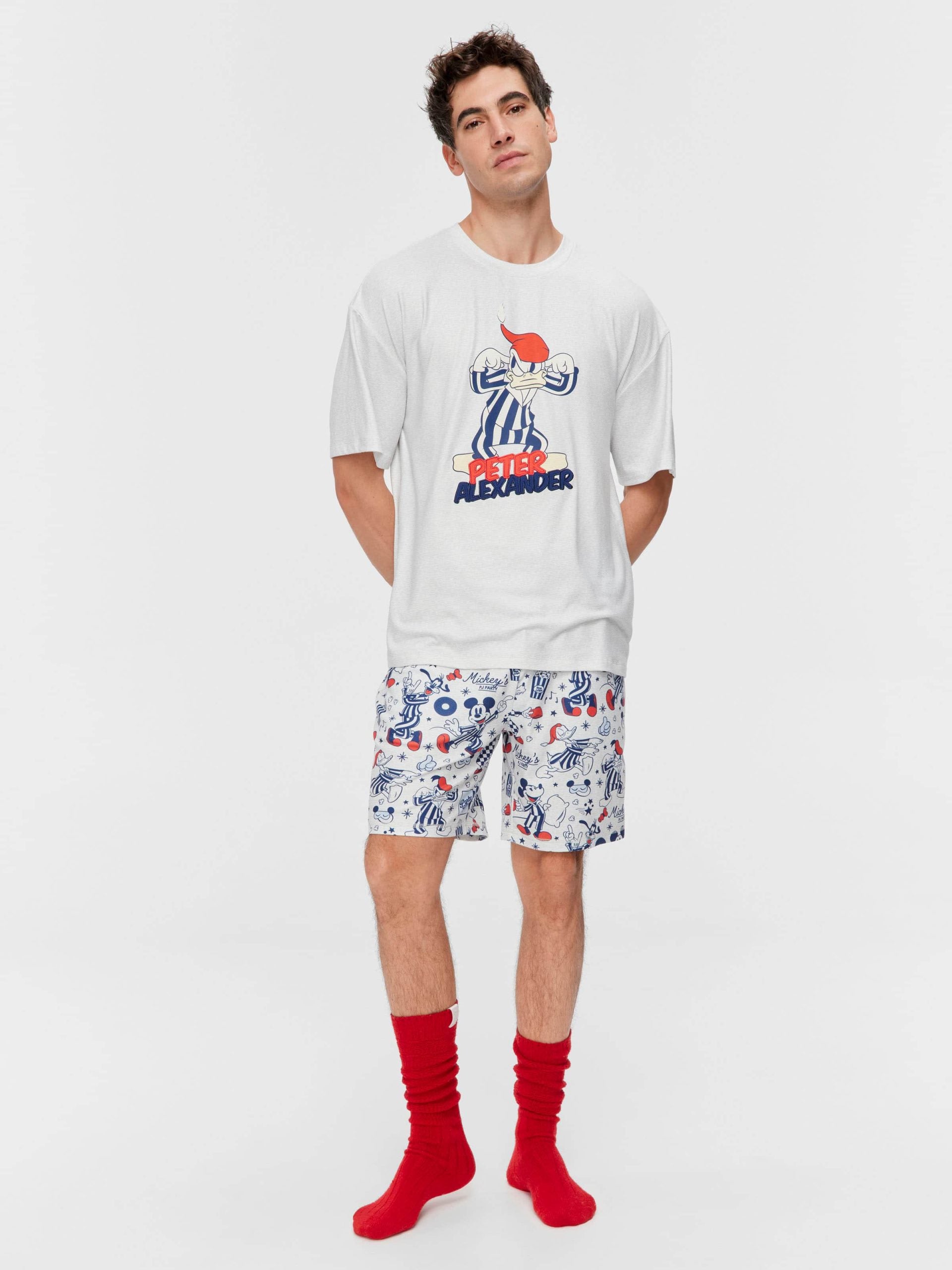 Donald Duck Tee Grey Marle
