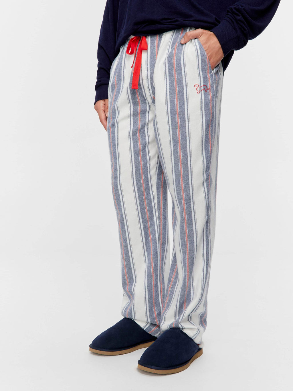 Mattress Stripe Flannelette Classic Pj Pant Multi