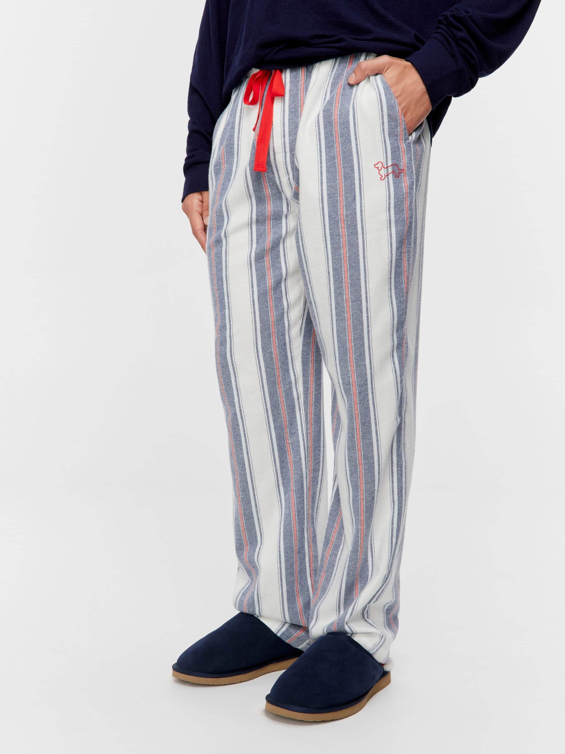 Mattress Stripe Flannelette Classic Pj Pant Multi