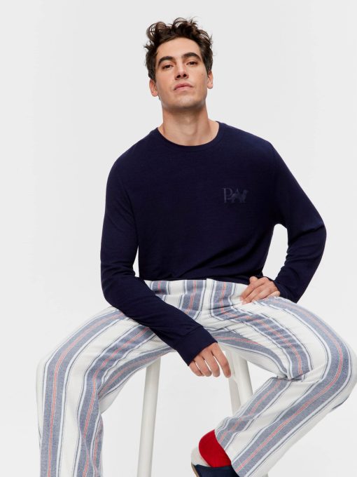 Mattress Stripe Flannelette Classic Pj Pant Multi