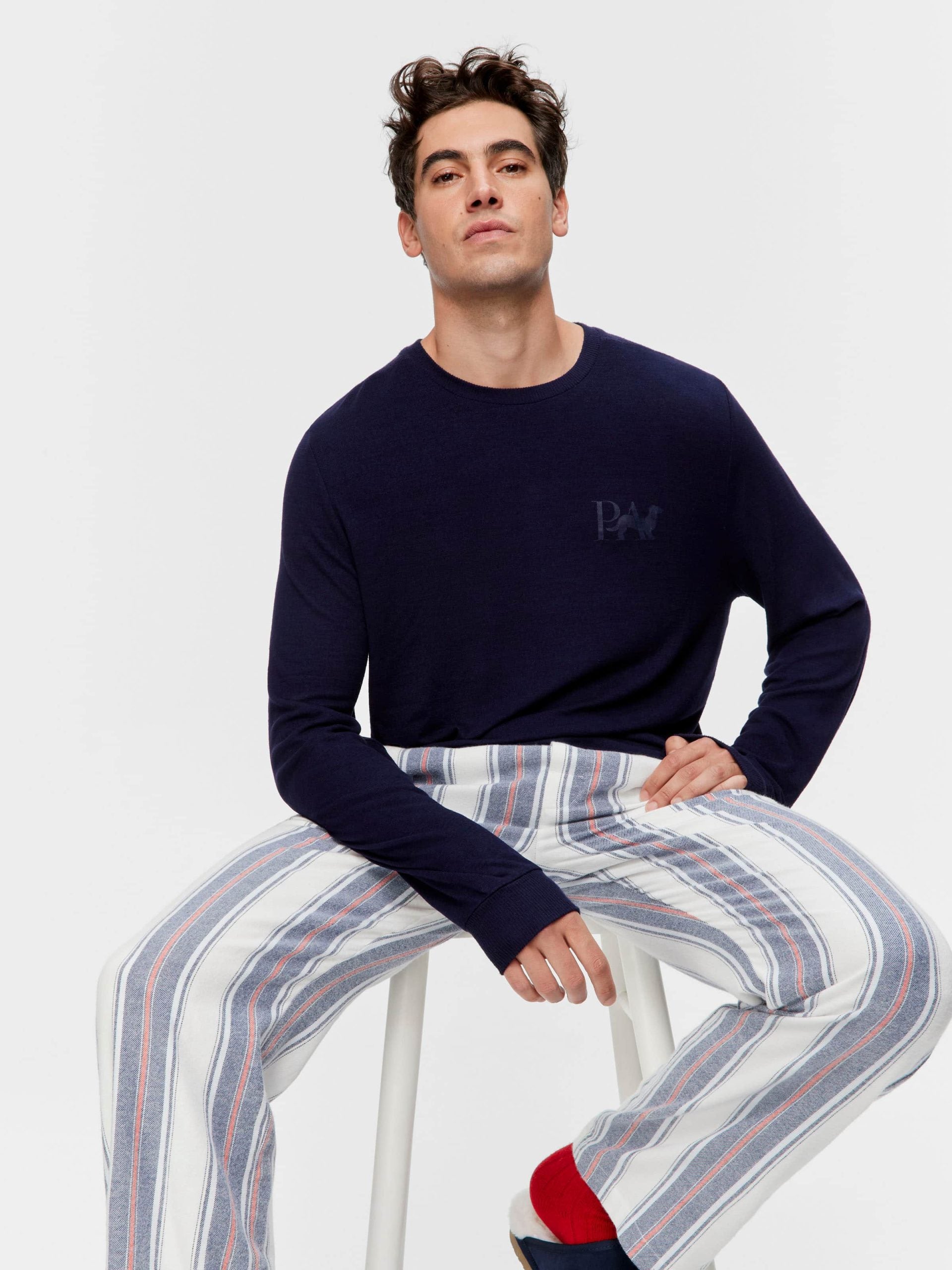 Mattress Stripe Flannelette Classic Pj Pant Multi