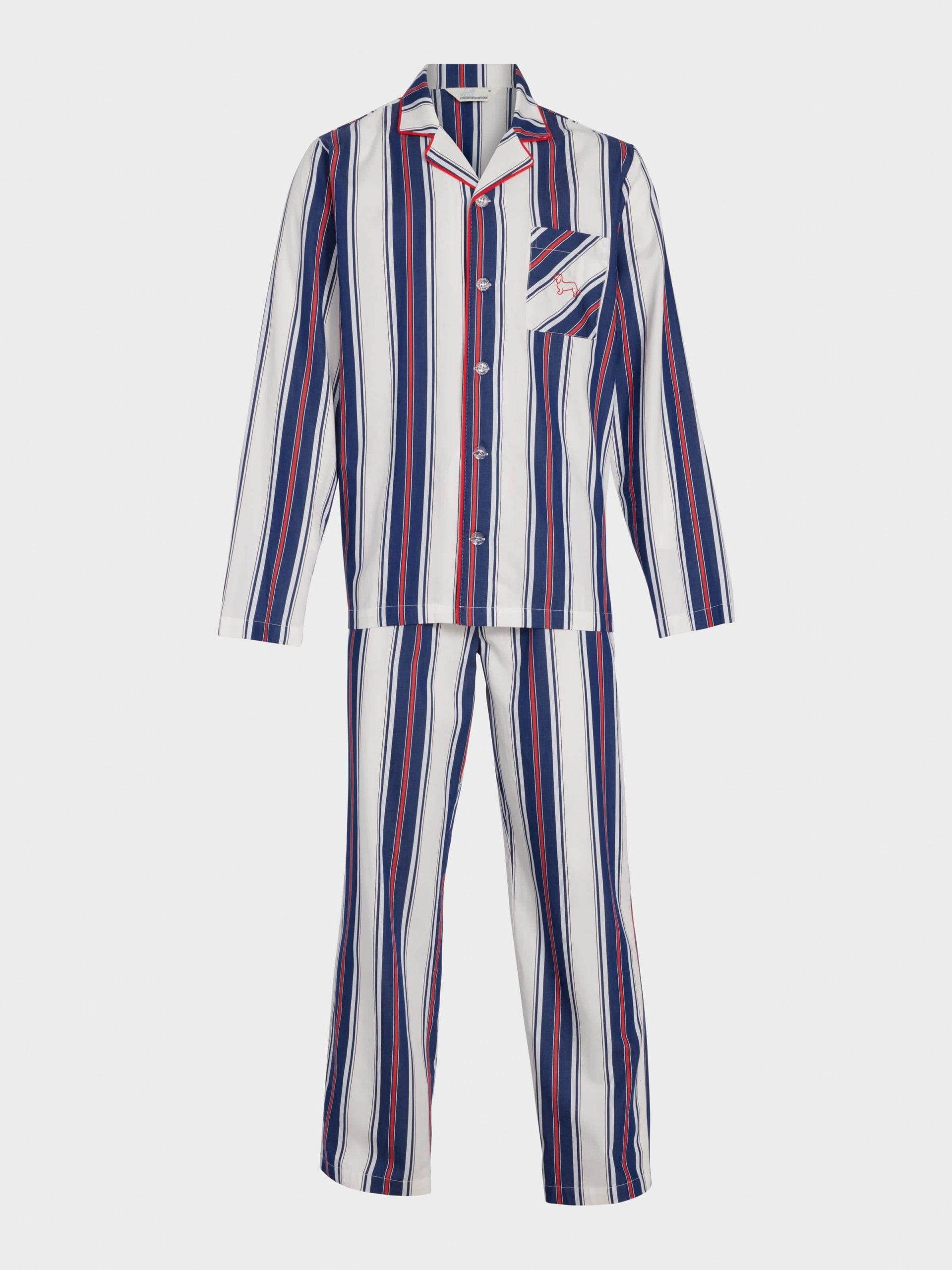 Mattress Stripe Long Sleeve Pj Set Multi