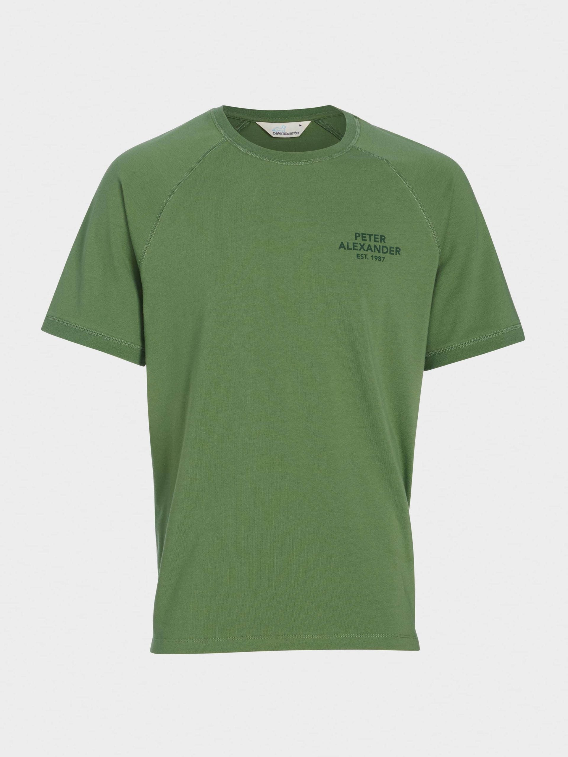 Olive Raglan Tee Green
