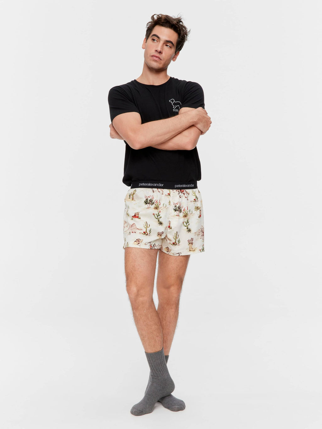 Old Western Boxer Short Multi
