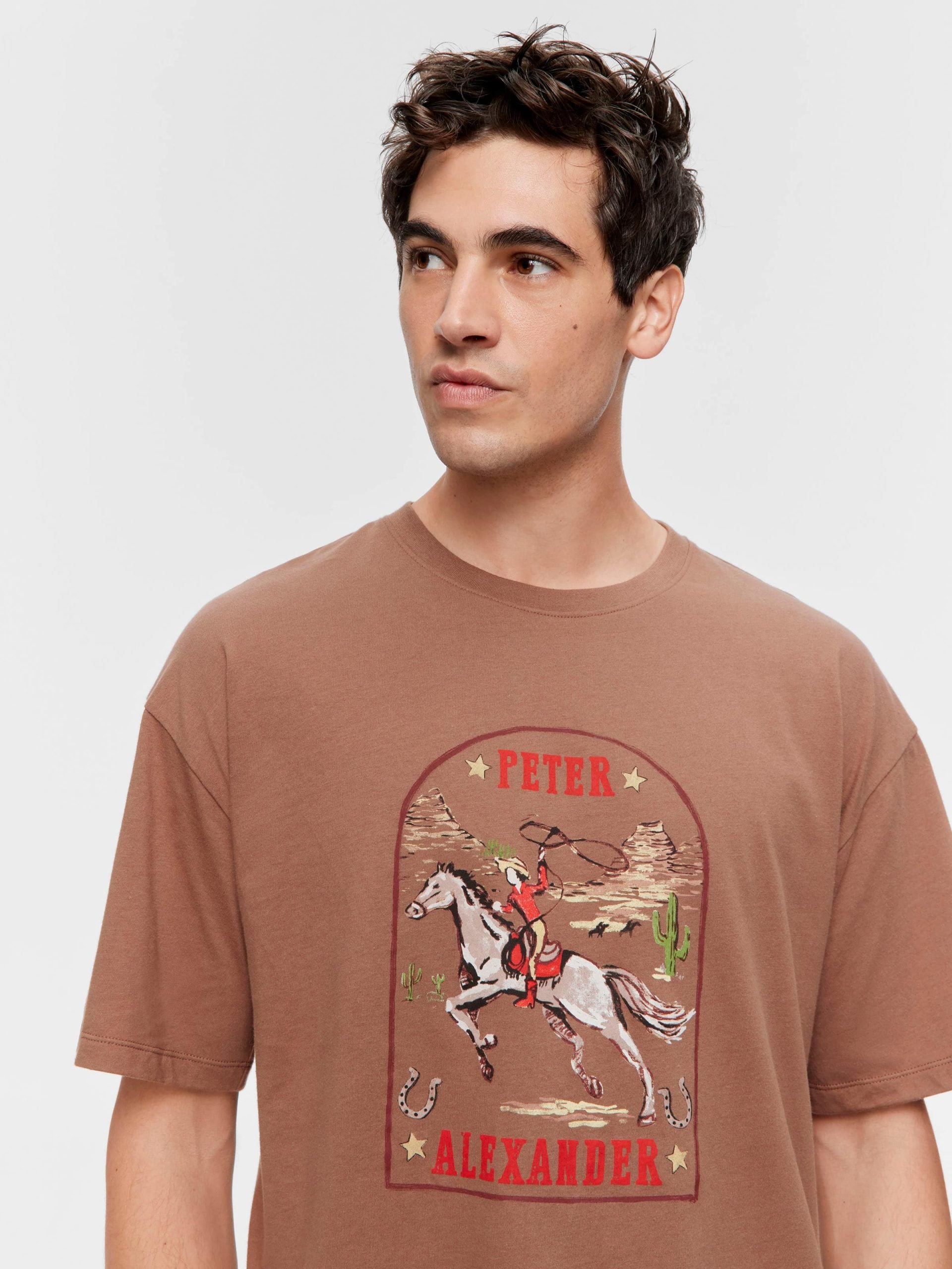 Cowboy Tee Brown