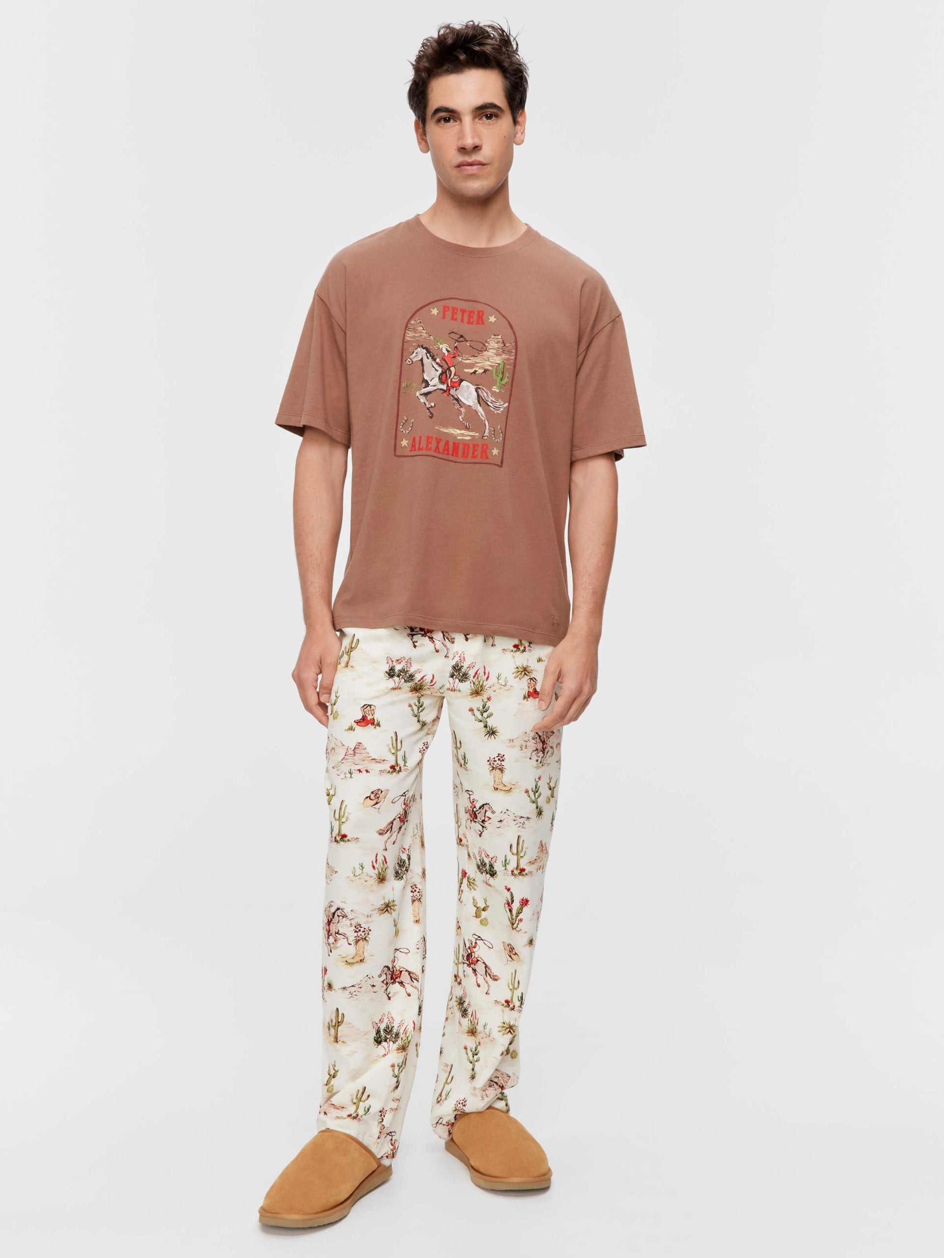 Cowboy Tee Brown