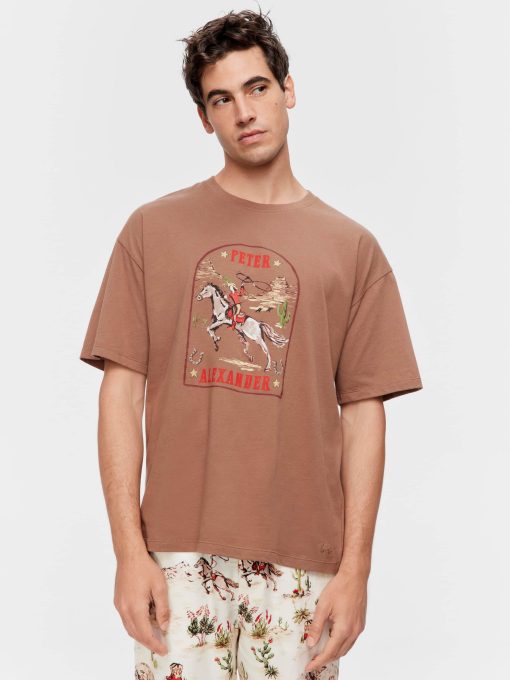 Cowboy Tee Brown