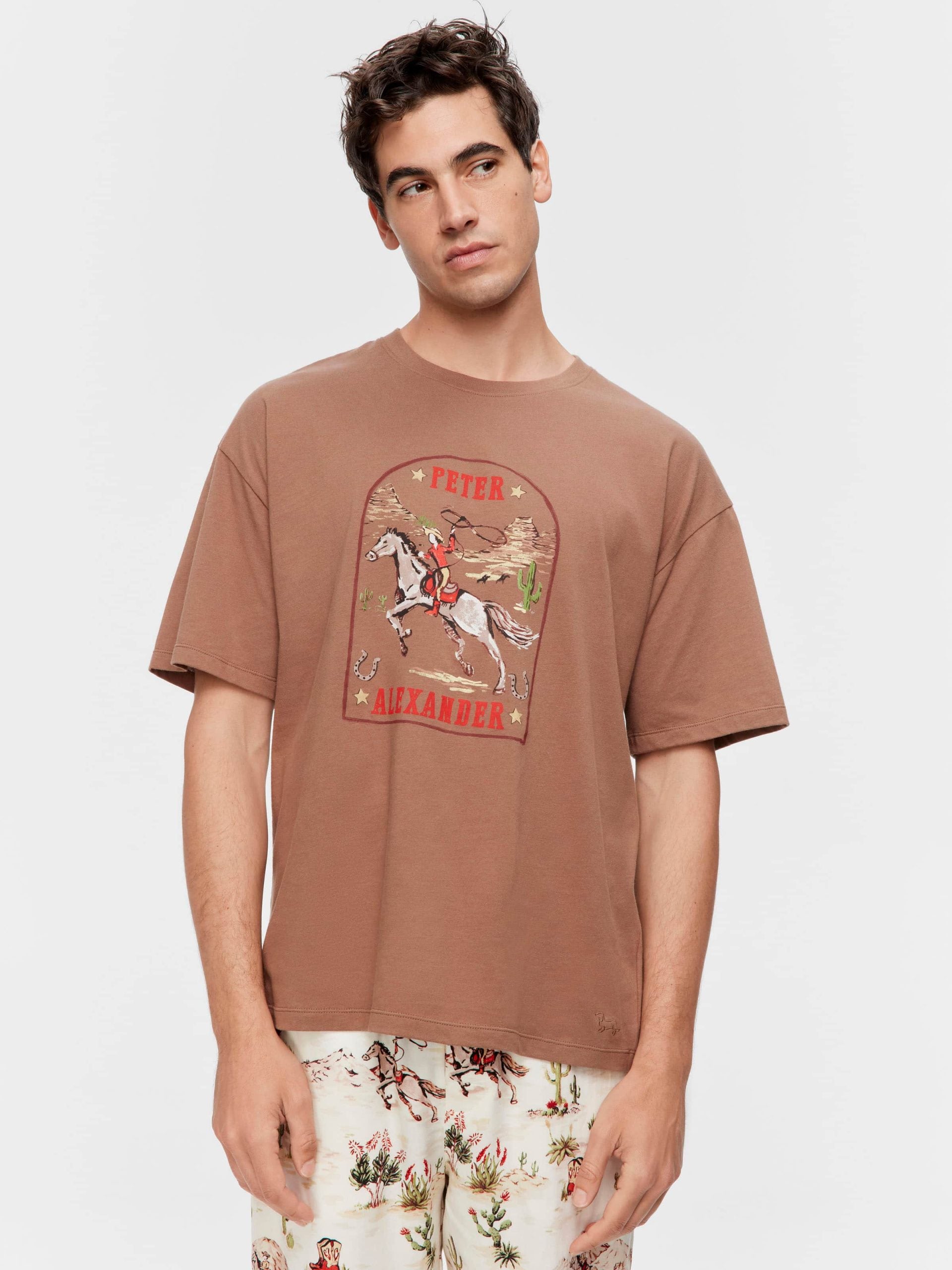Cowboy Tee Brown