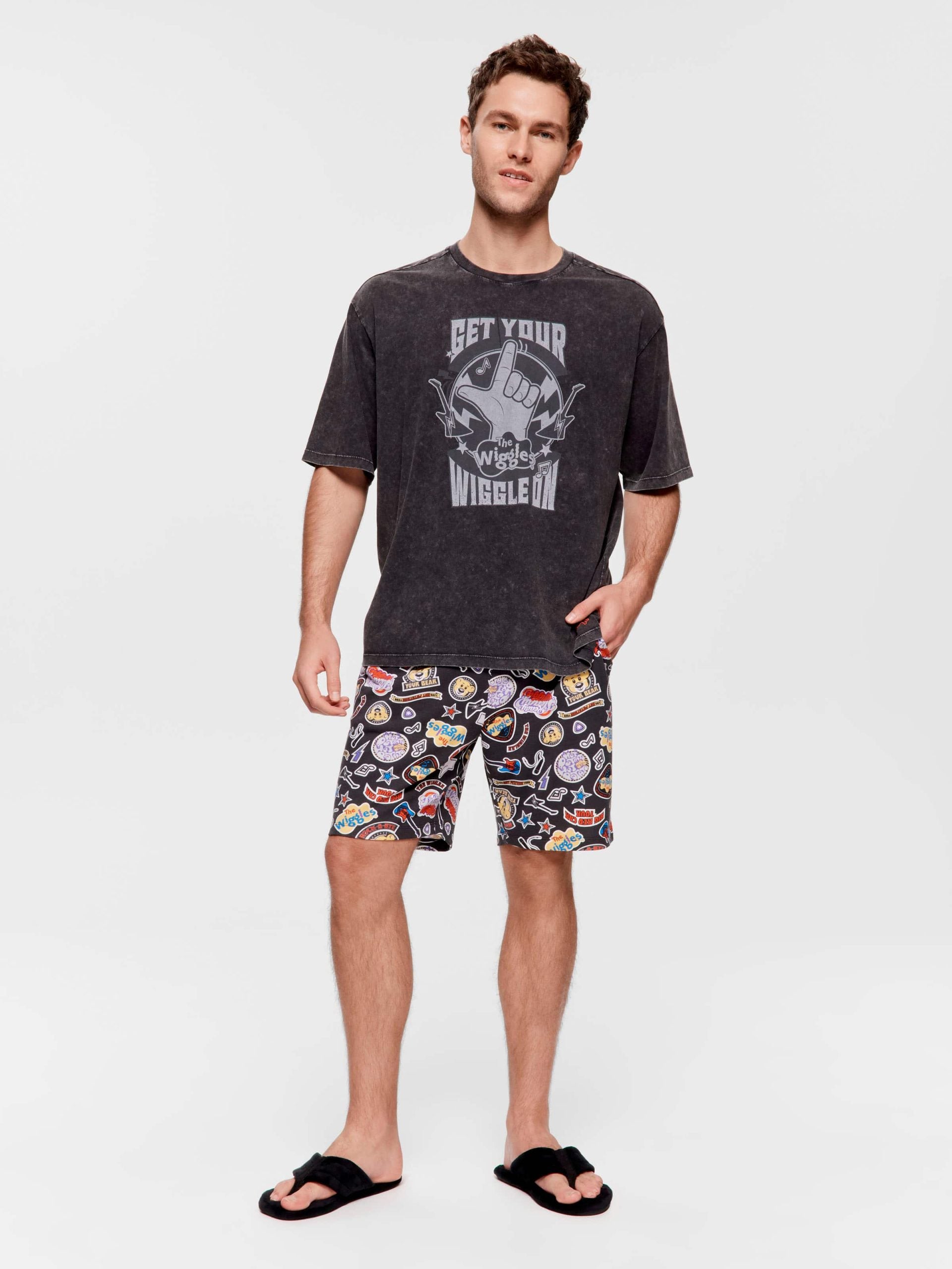 Get Your Wiggle On Tee Charcoal