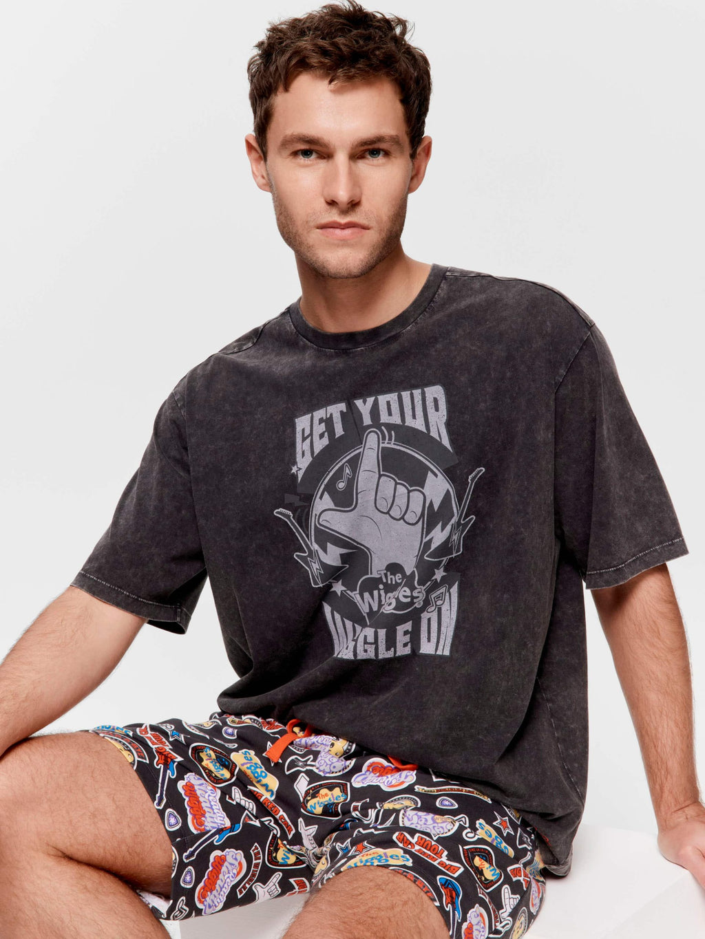Get Your Wiggle On Tee Charcoal