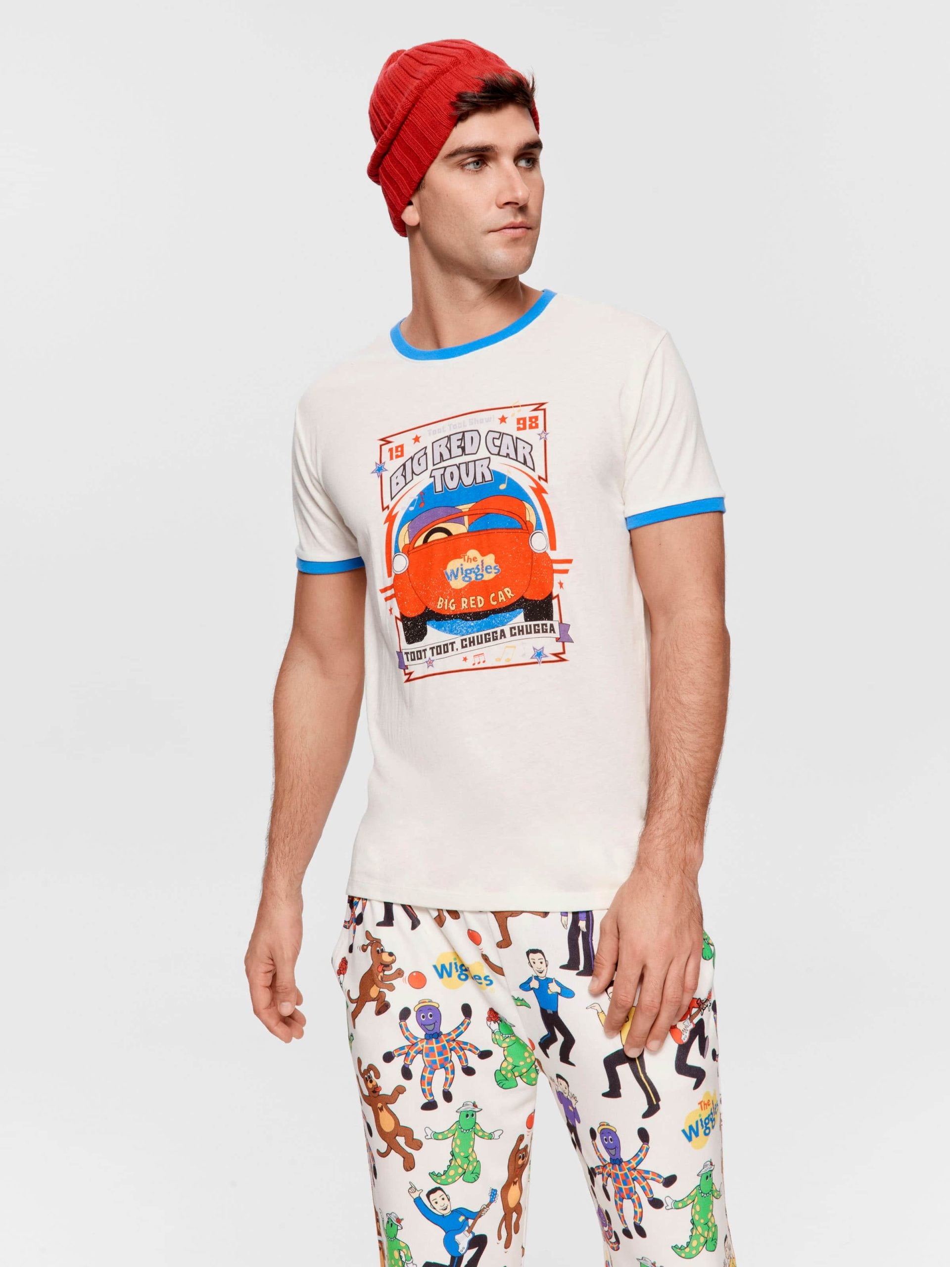 The Wiggles Big Red Car Tee Oatmeal